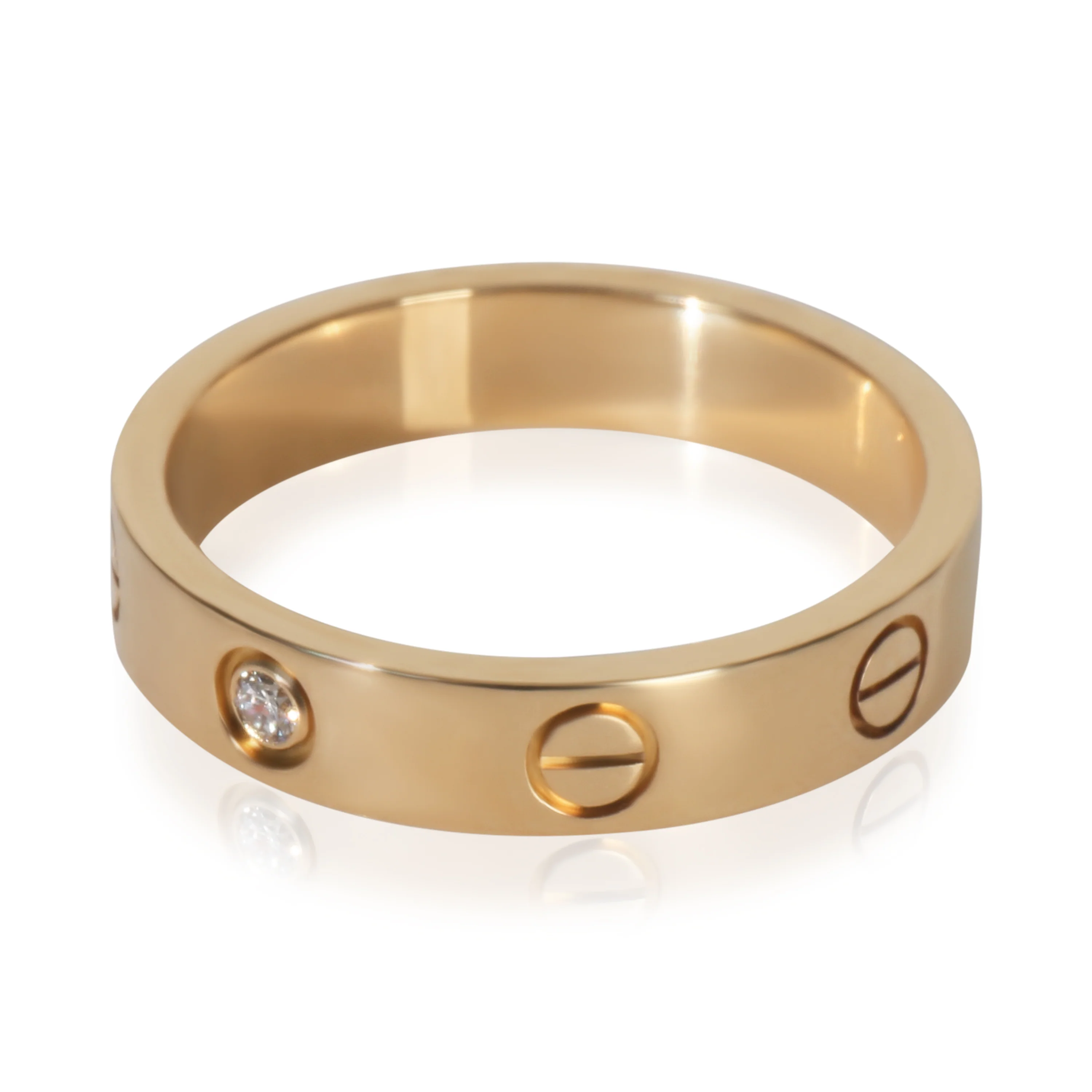Yellow Gold  Small Model Love Ring - Image 2