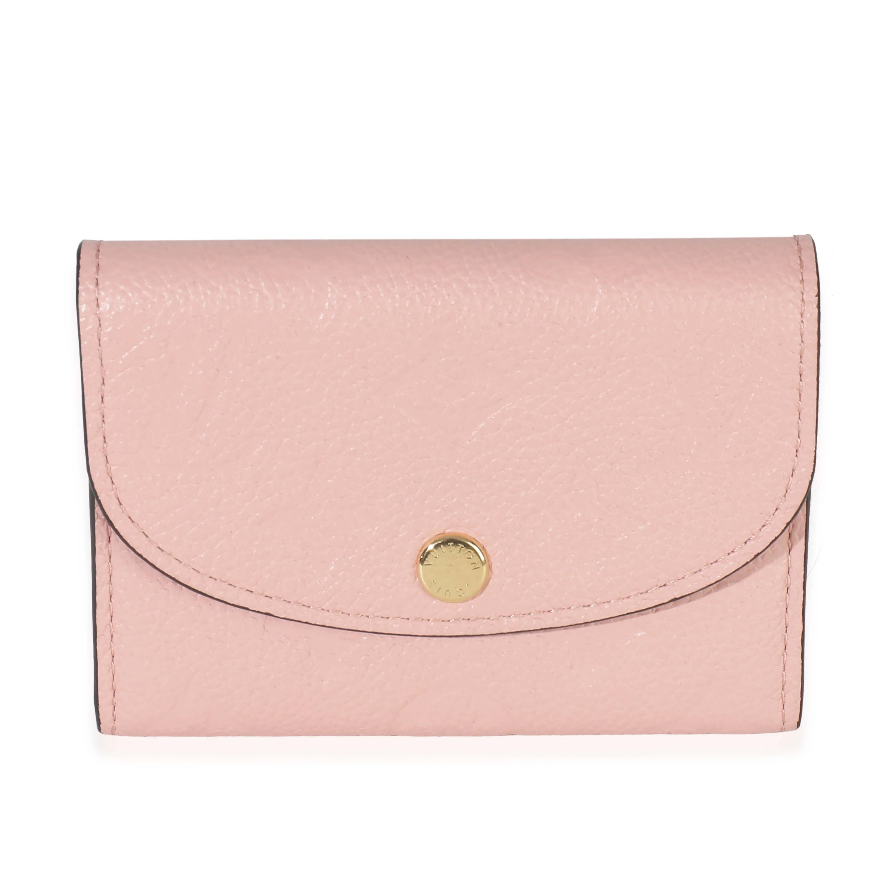 Rose Poudre Monogram Empreinte Rosalie Coin Case