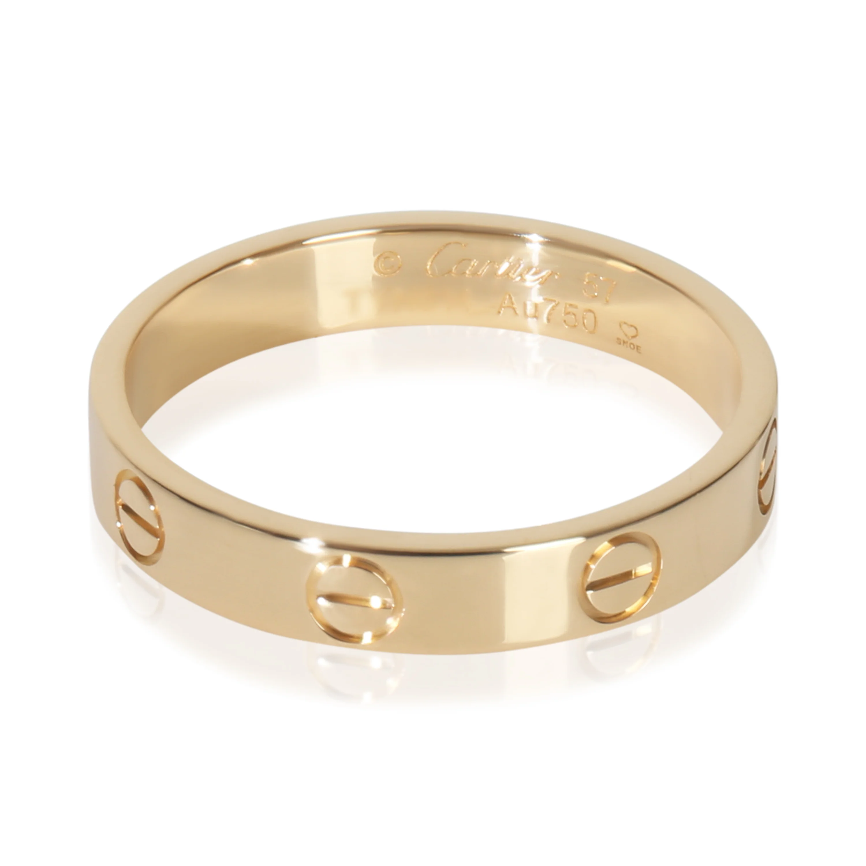 Yellow Gold  Small Model Love Ring