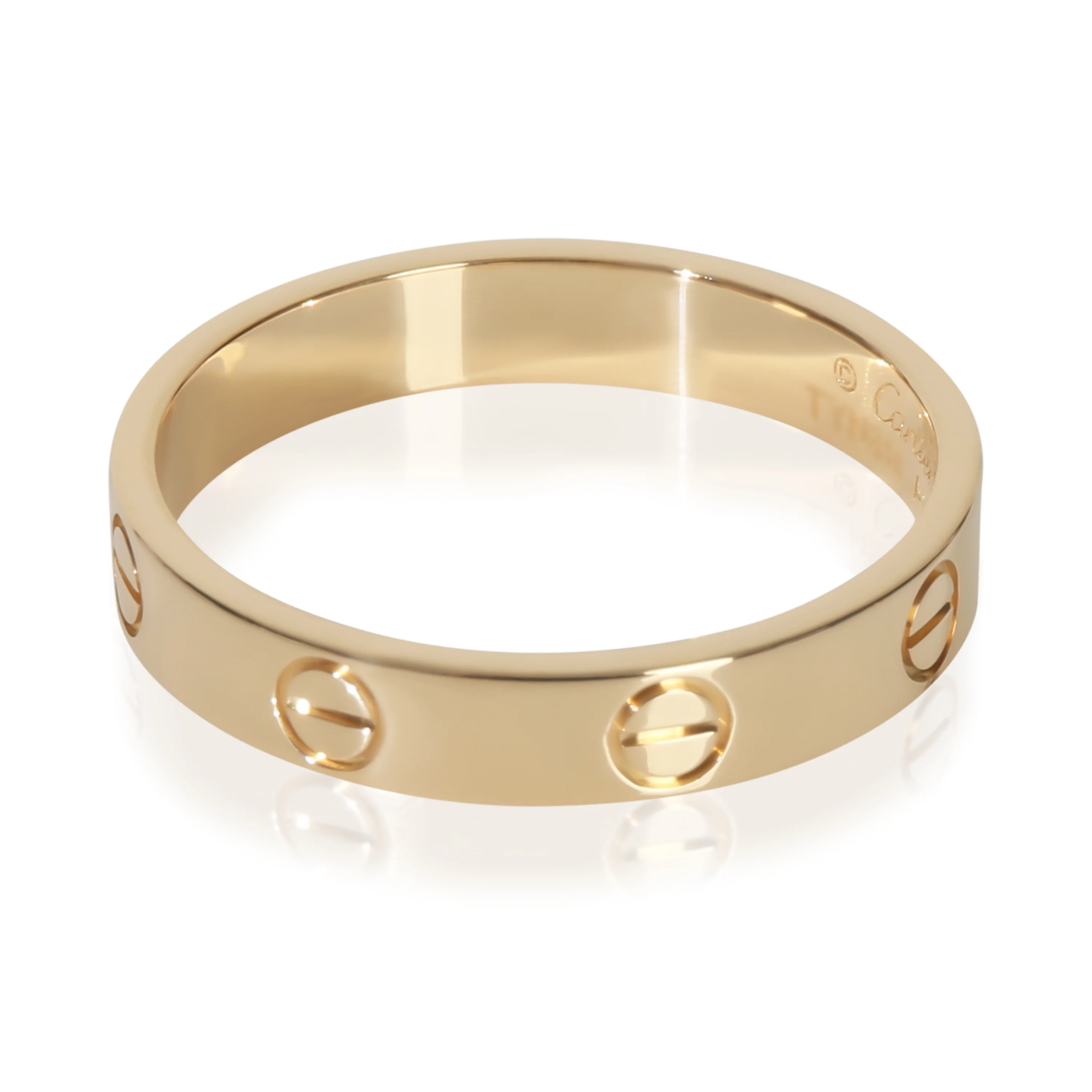 Yellow Gold  Small Model Love Ring - Image 2
