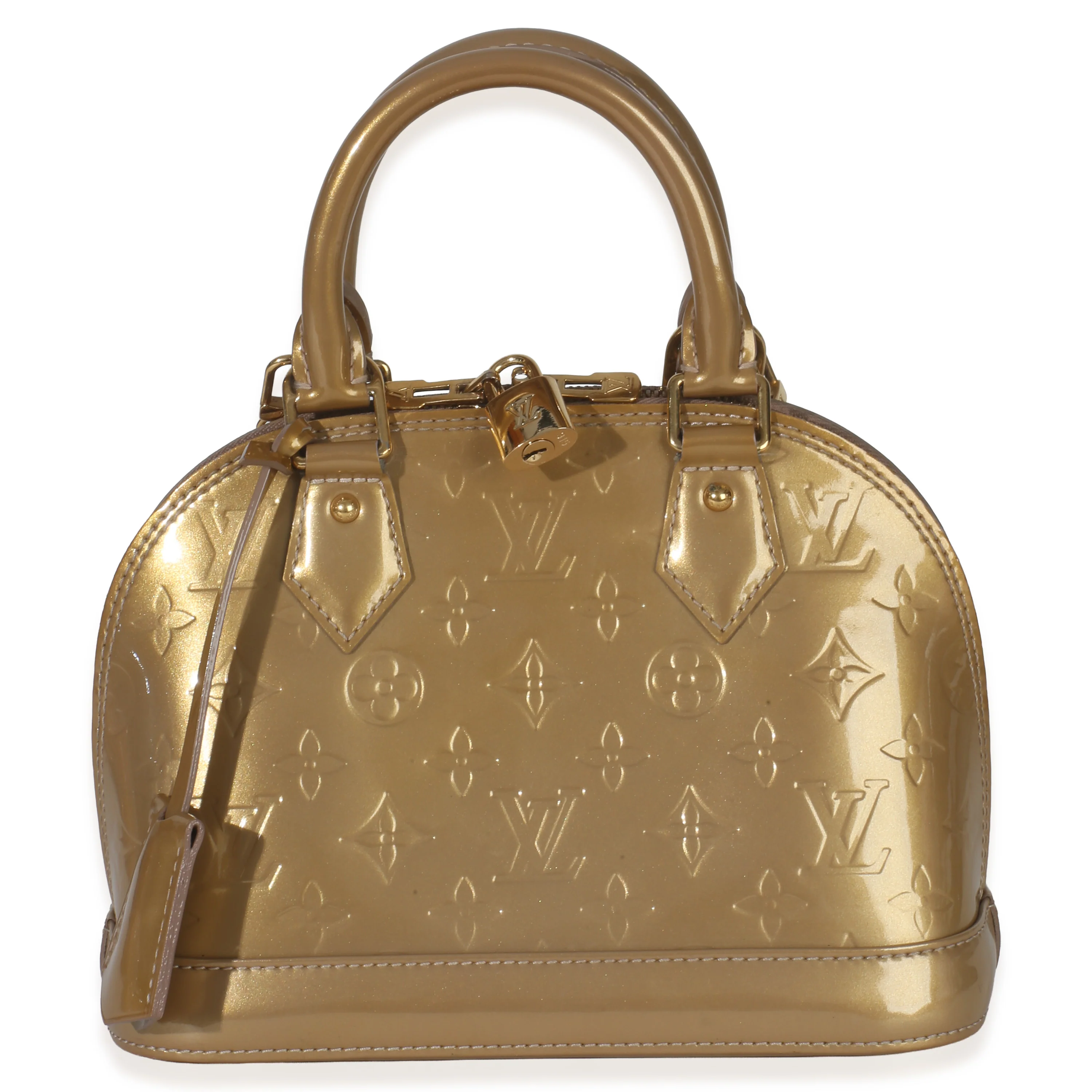 Beige Poudre Monogram Vernis Alma BB