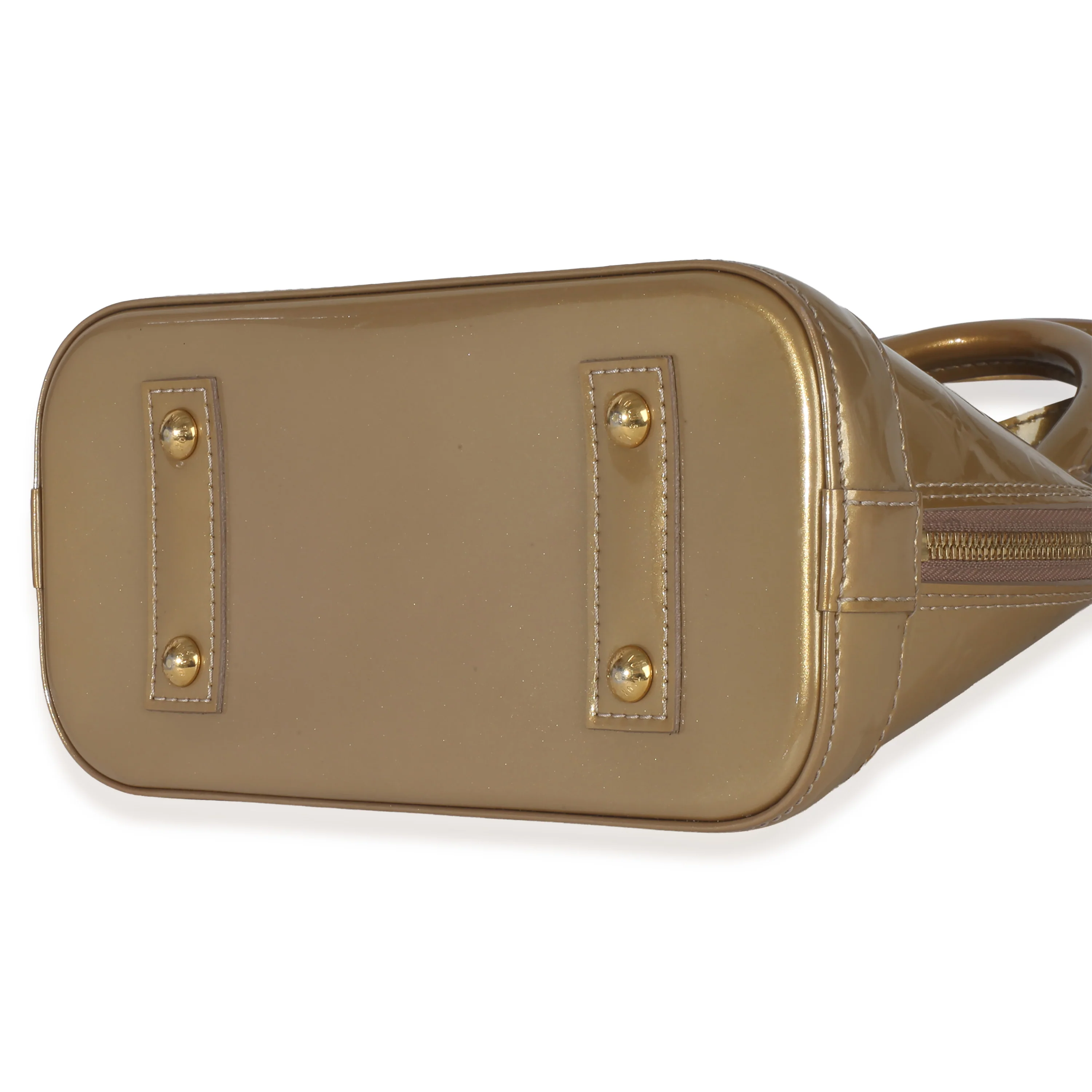 Beige Poudre Monogram Vernis Alma BB - Image 6