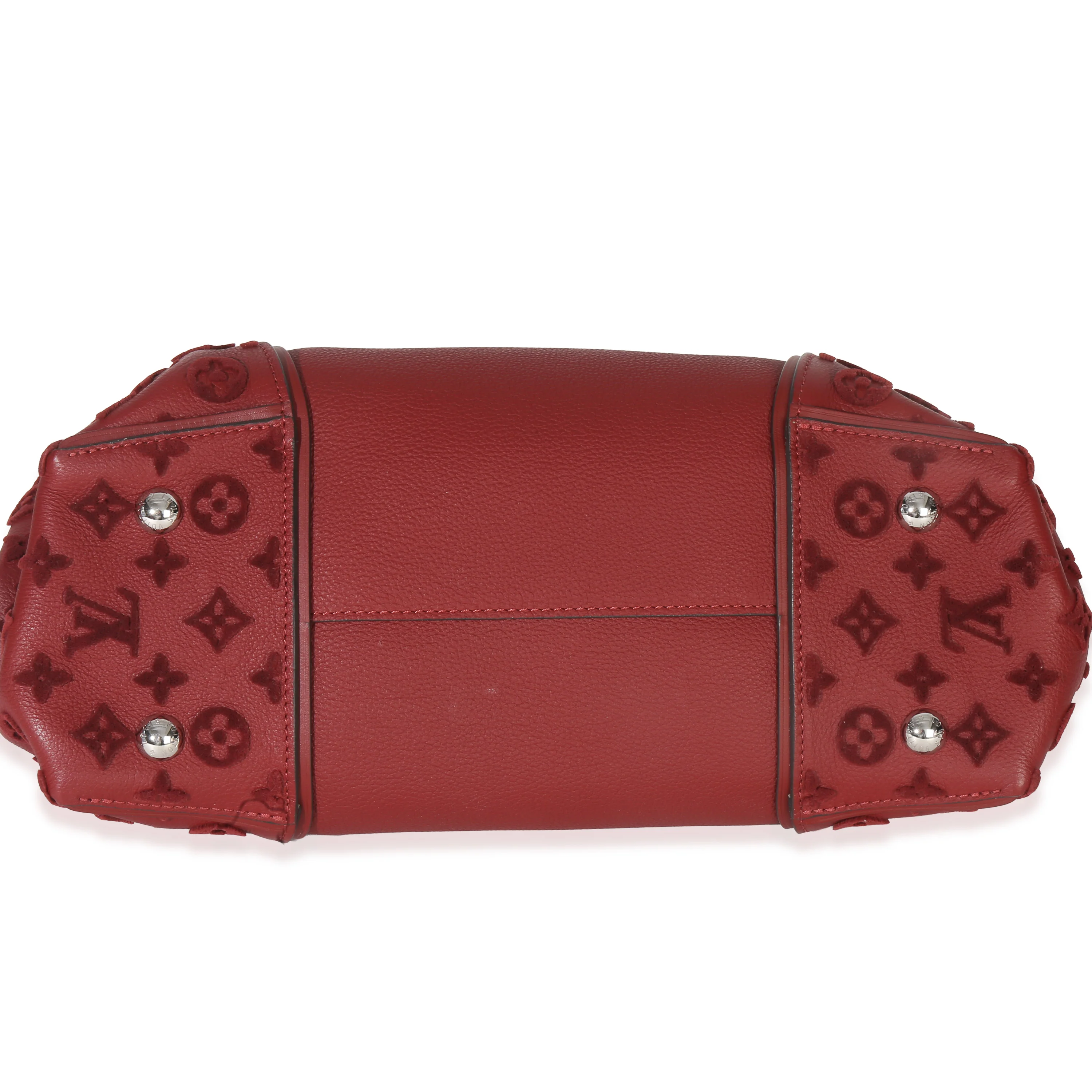 Red Tuffetage Veau Cachemire Tote W MM - Image 5