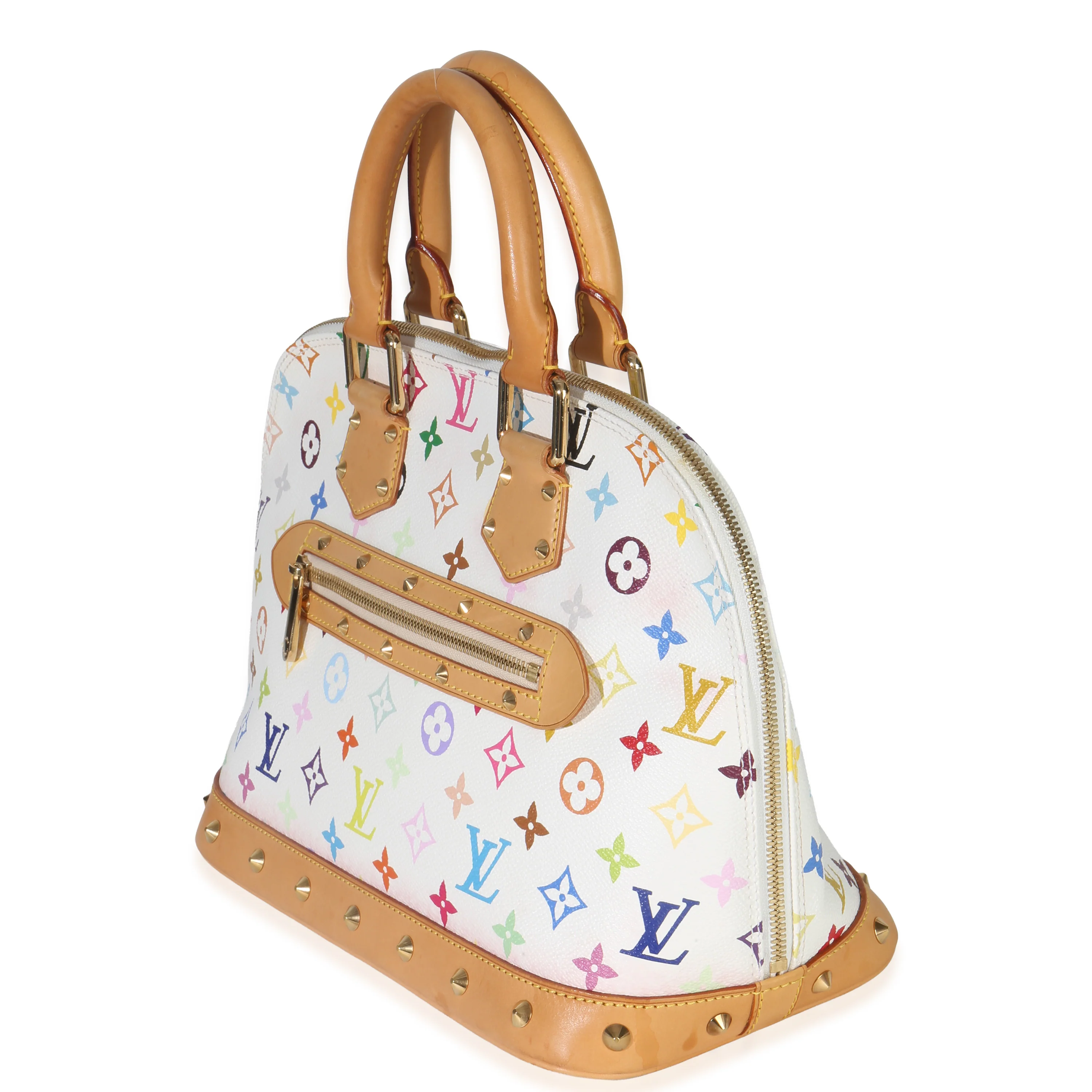x Murakami White Multicolor Monogram Canvas Alma - Image 2