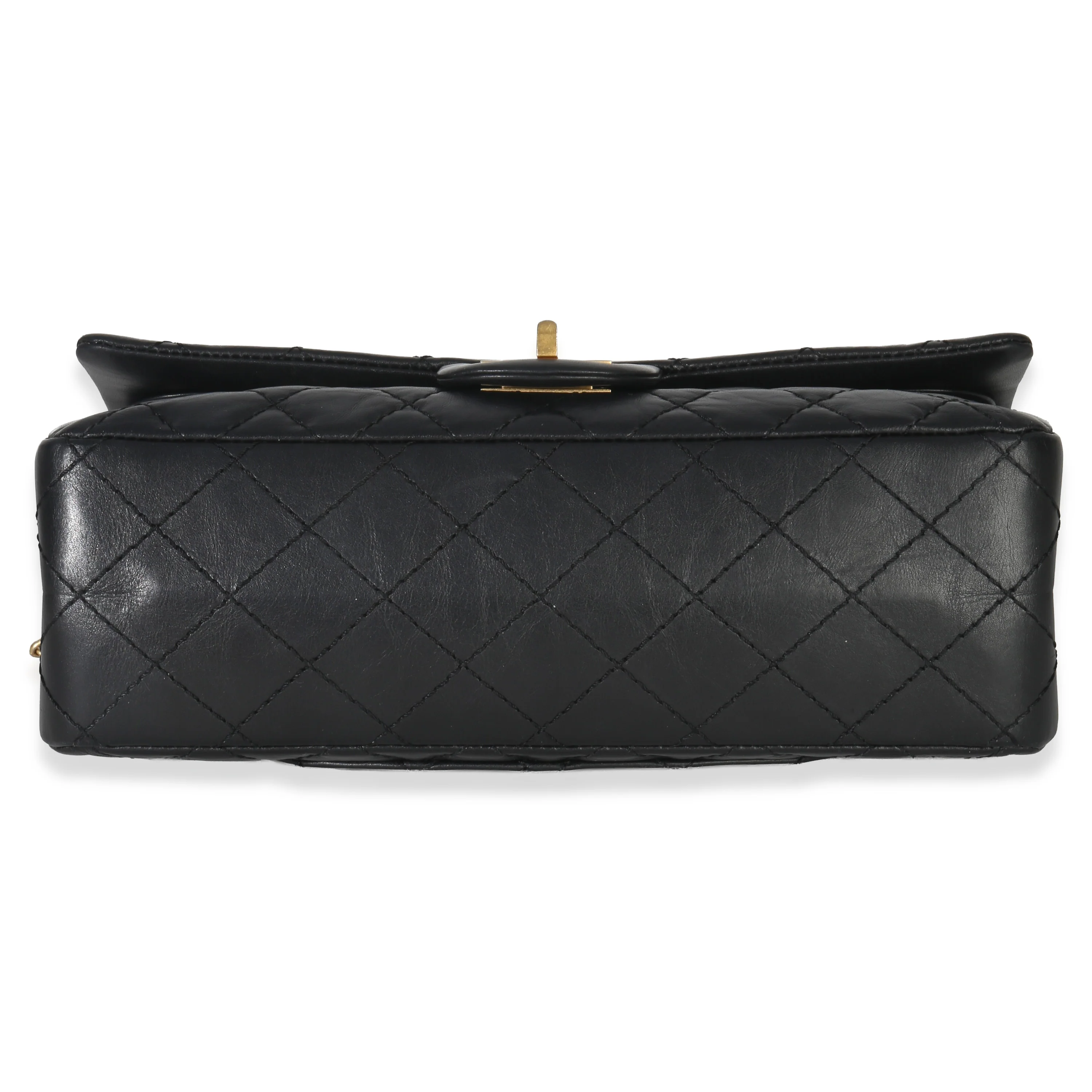 Black Quilted Aged Calfskin 2.55 Reissue 225 Flap Bag - Image 5
