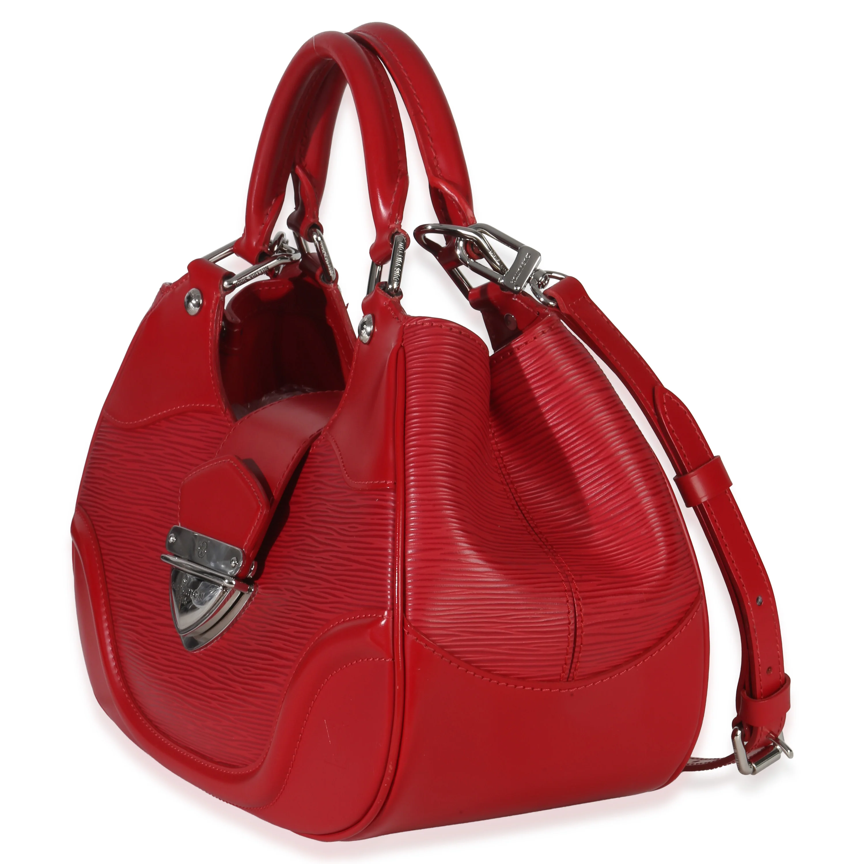 Red Epi Leather Montaigne Shoulder Bag - Image 2