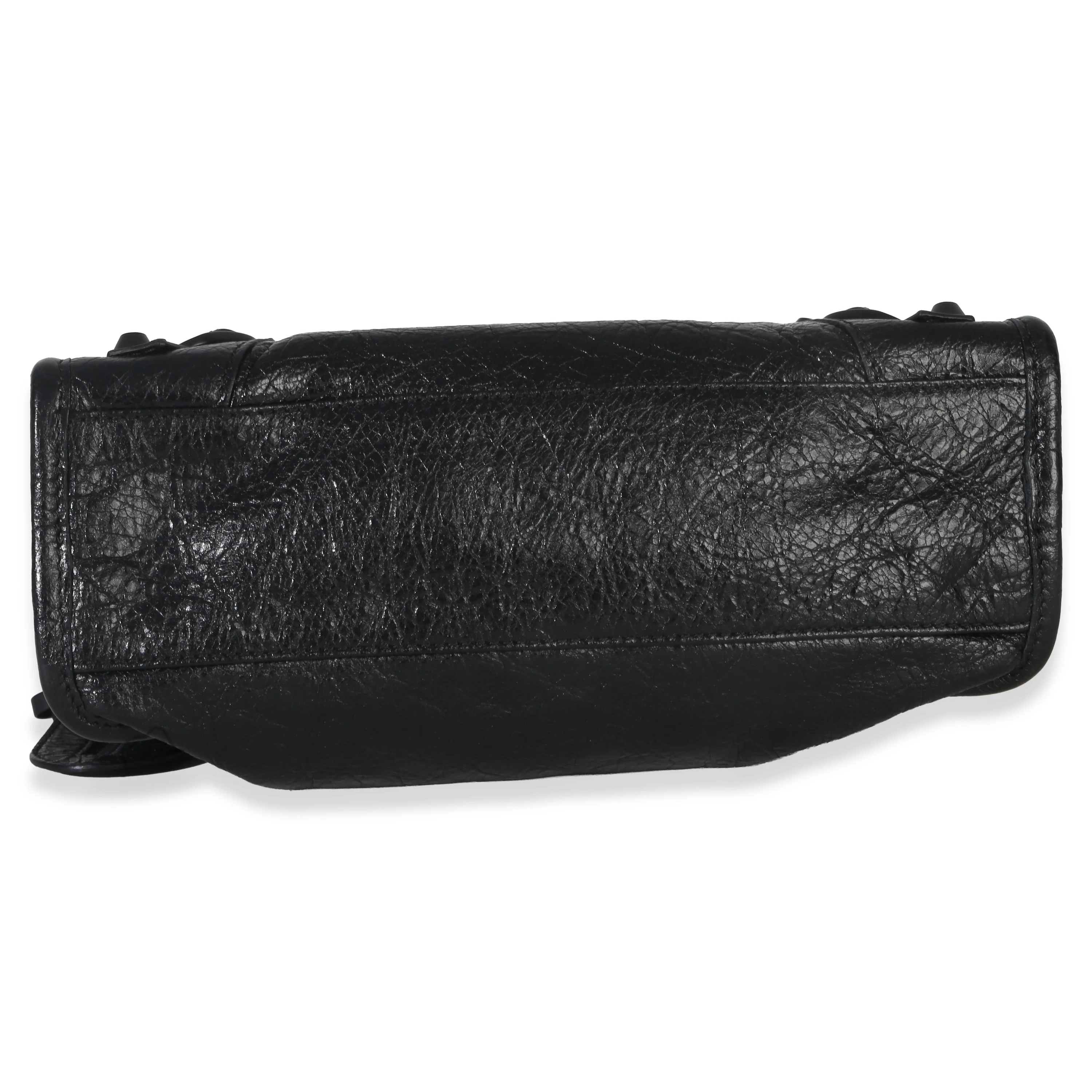 Black Agneau Classic Hardware Mini City Bag - Image 6