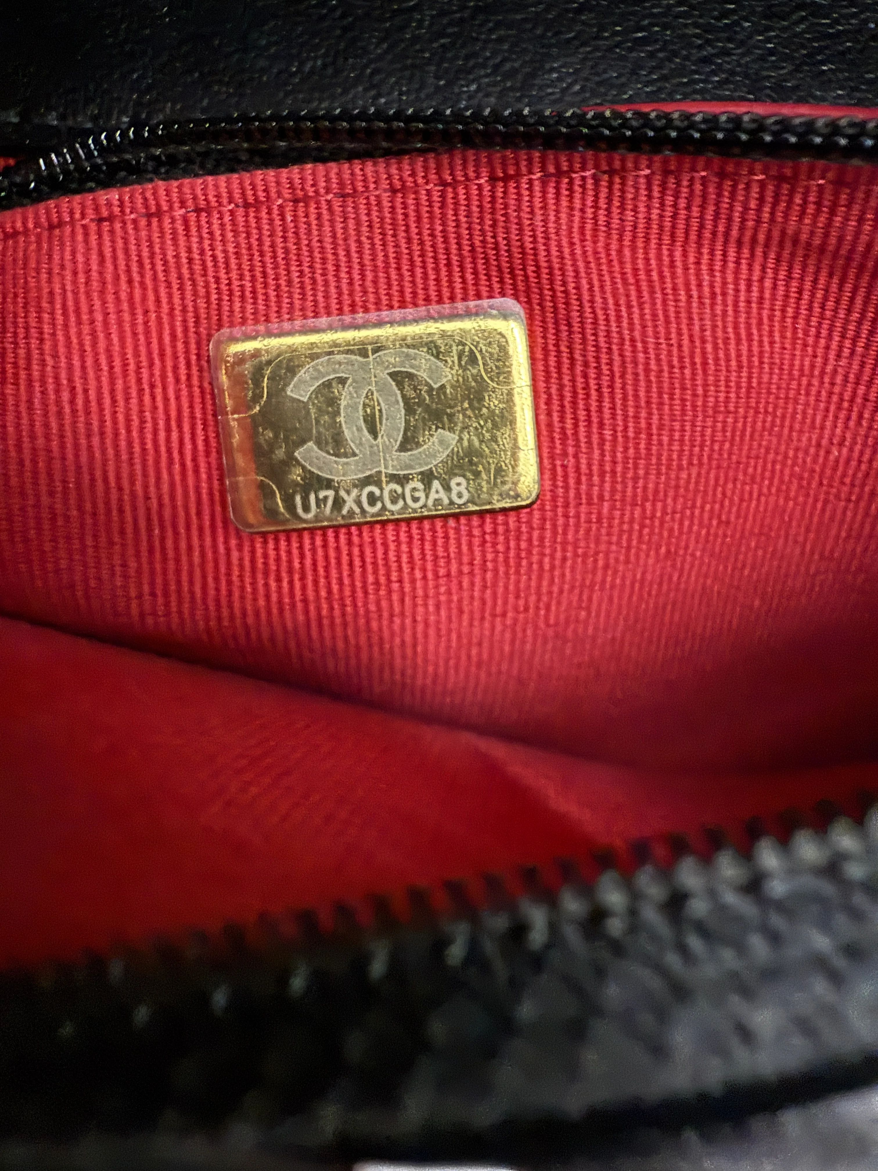 Black Quilted Lambskin Chanel 19 Wallet On Chain - Image 10