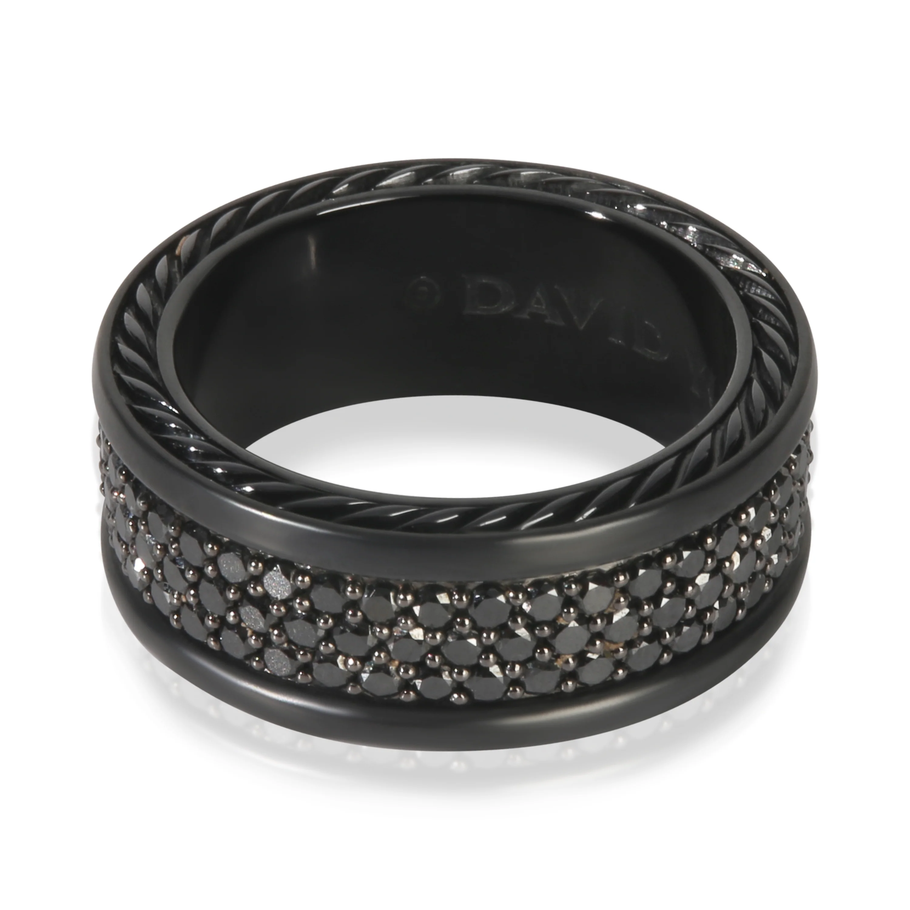 Sterling Silver Diamond Streamline Ring - Image 2