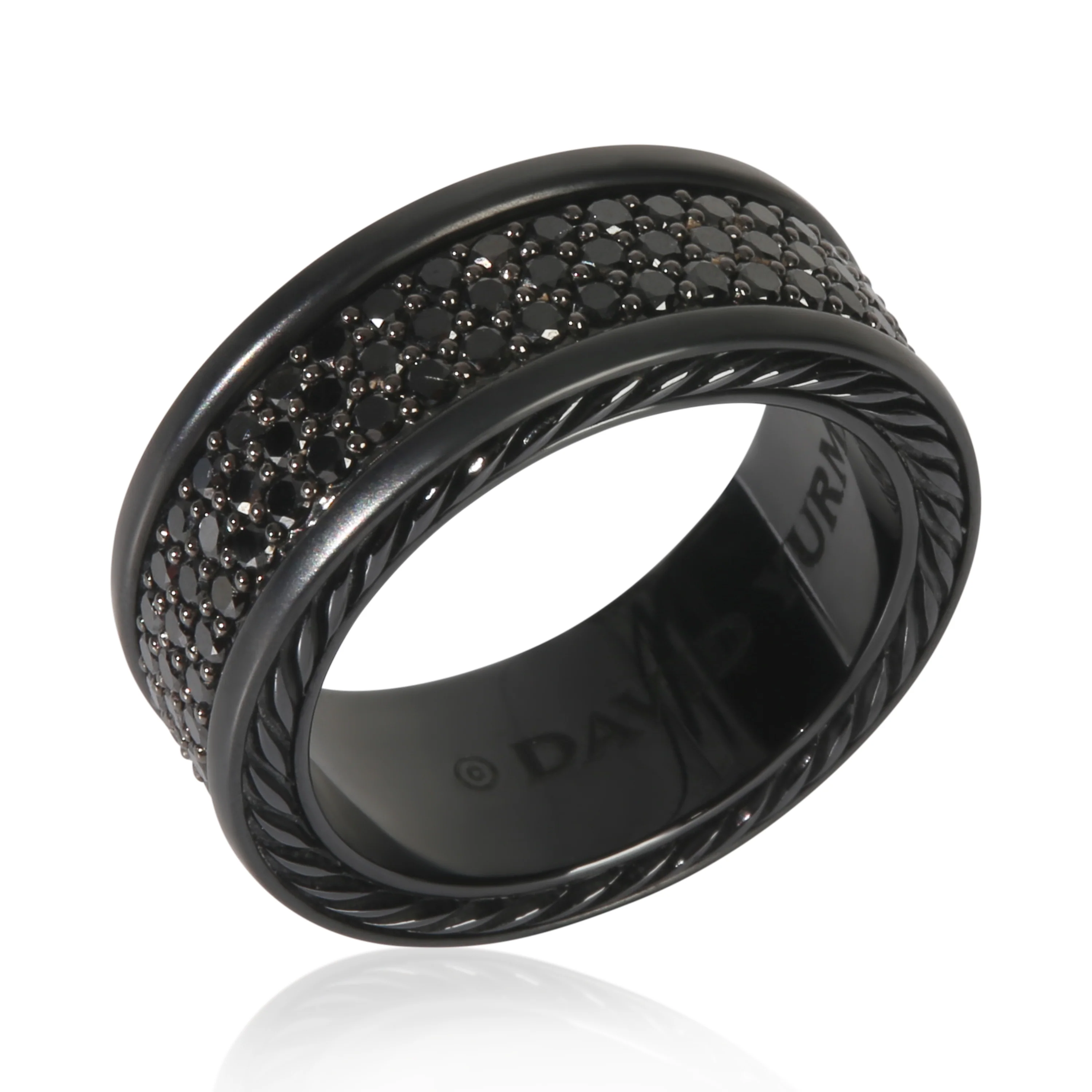 Sterling Silver Diamond Streamline Ring - Image 4