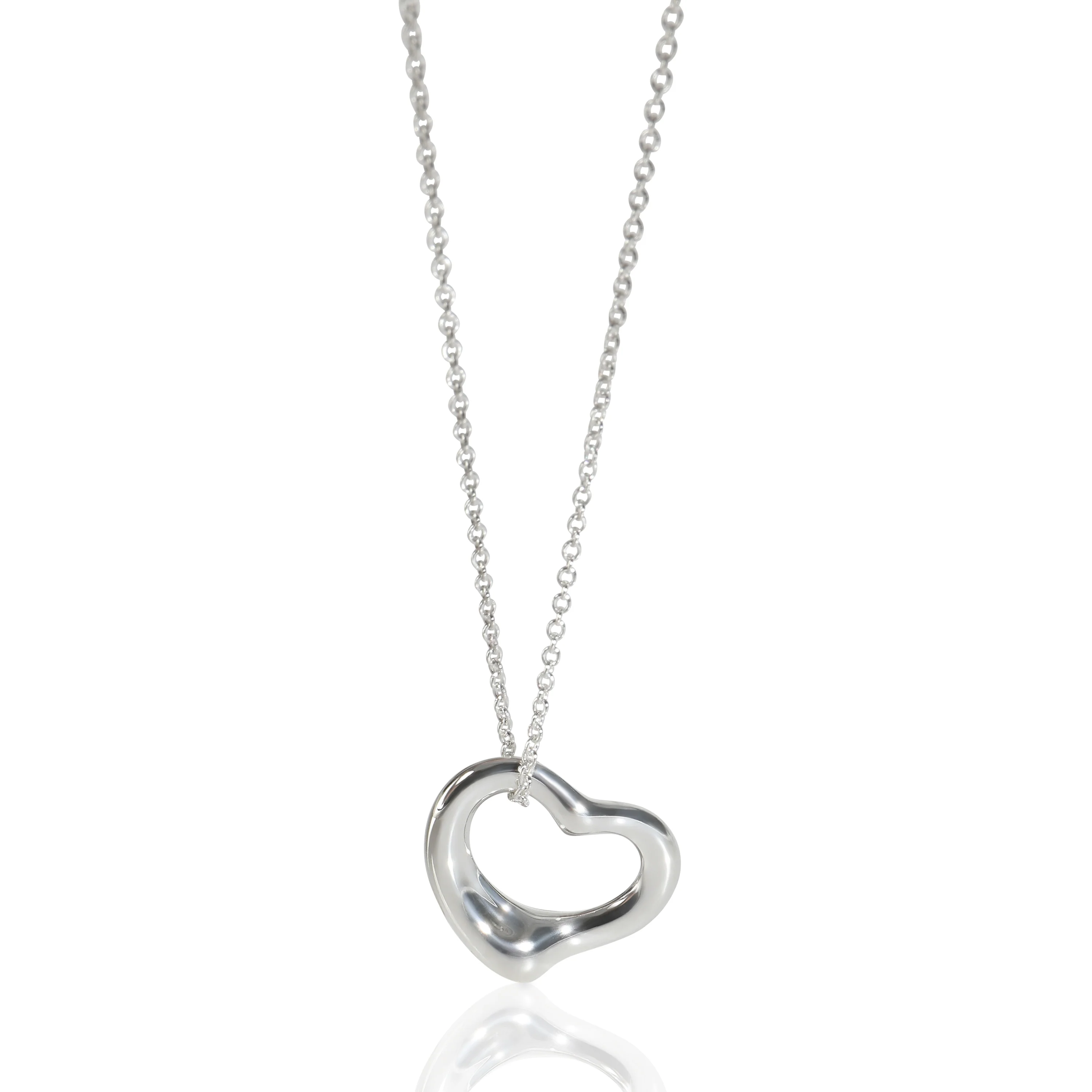 Sterling Silver  Elsa Peretti Open Heart Pendant