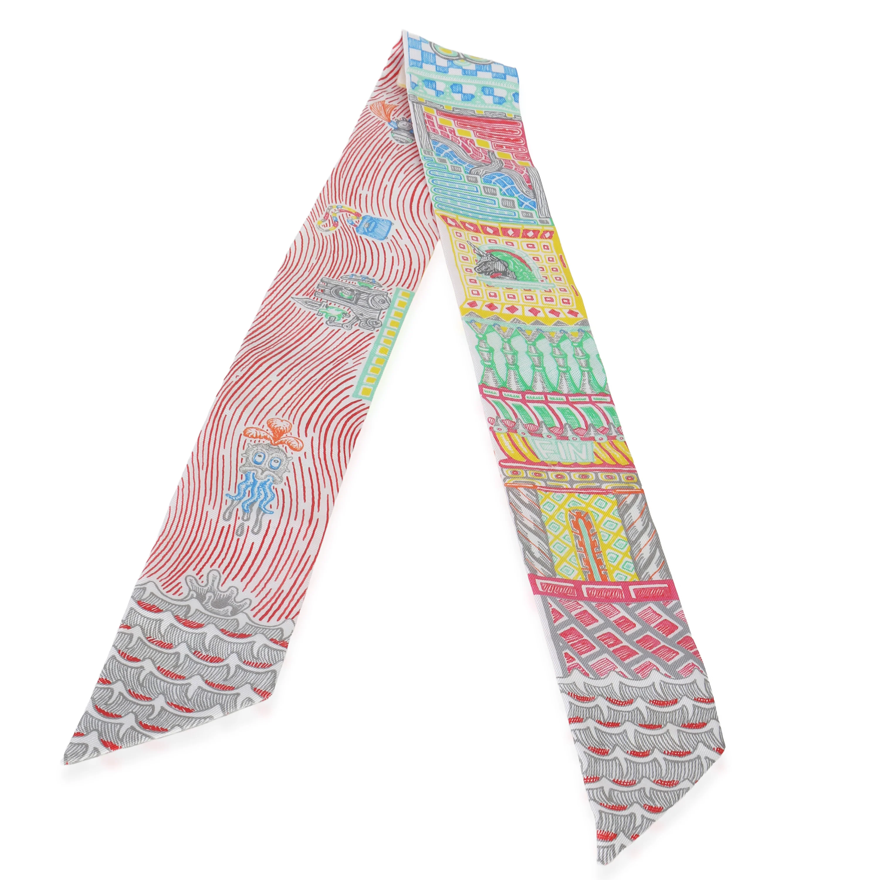 Jaune Vif Multicolor Super Silk Quest Twilly