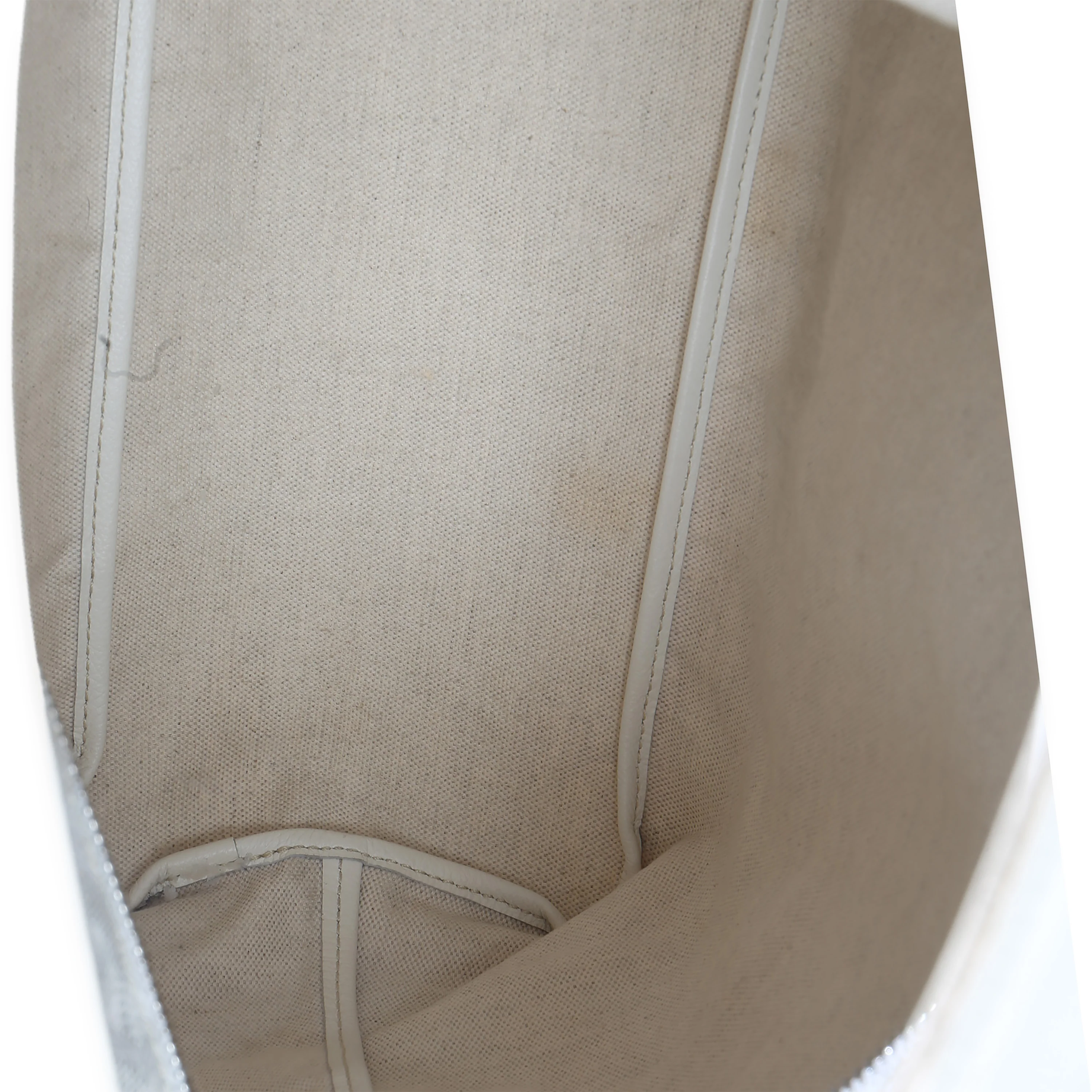 White Goyardine Canvas Boheme Hobo - Image 8