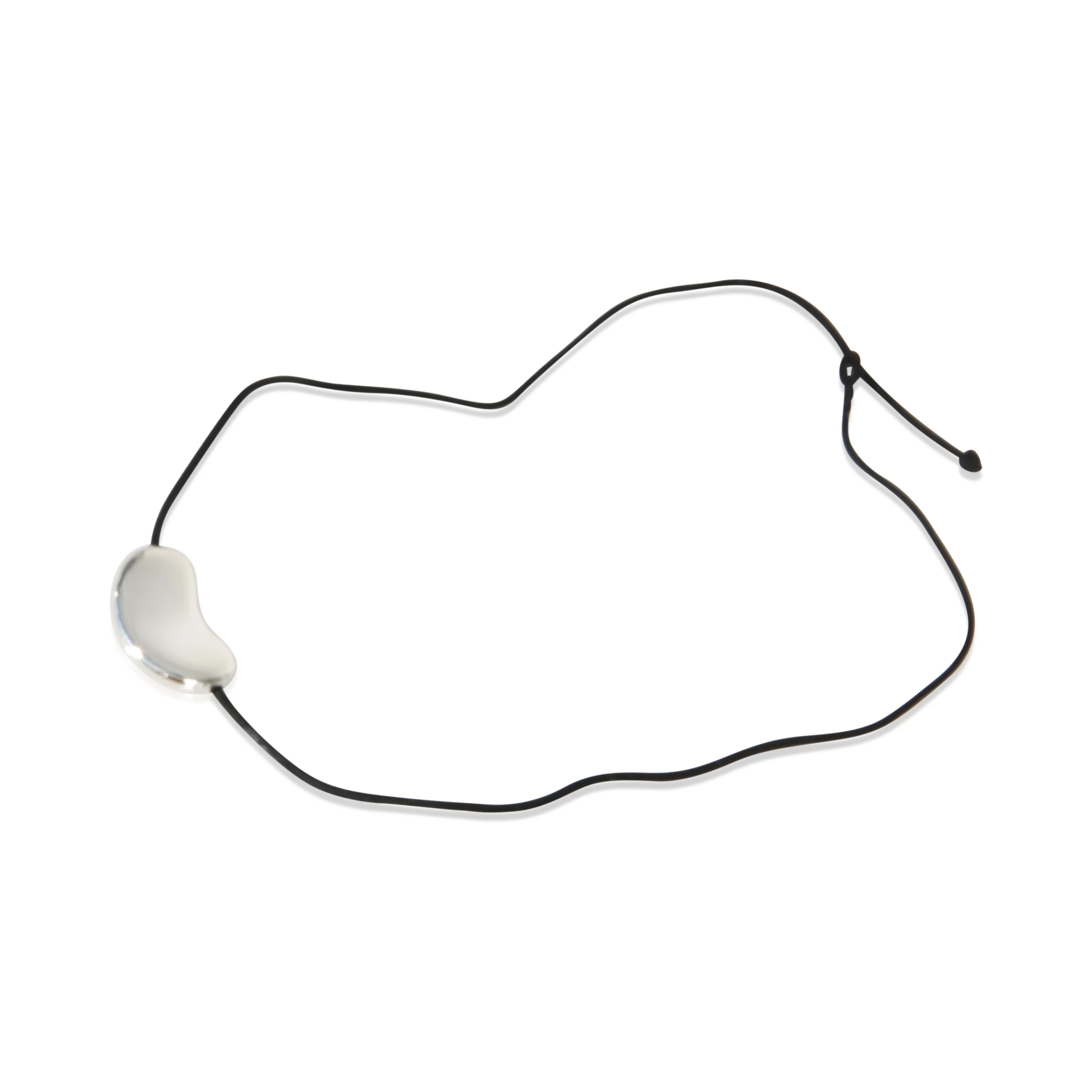 Sterling Silver Elsa Peretti Bean Pendant - Image 3