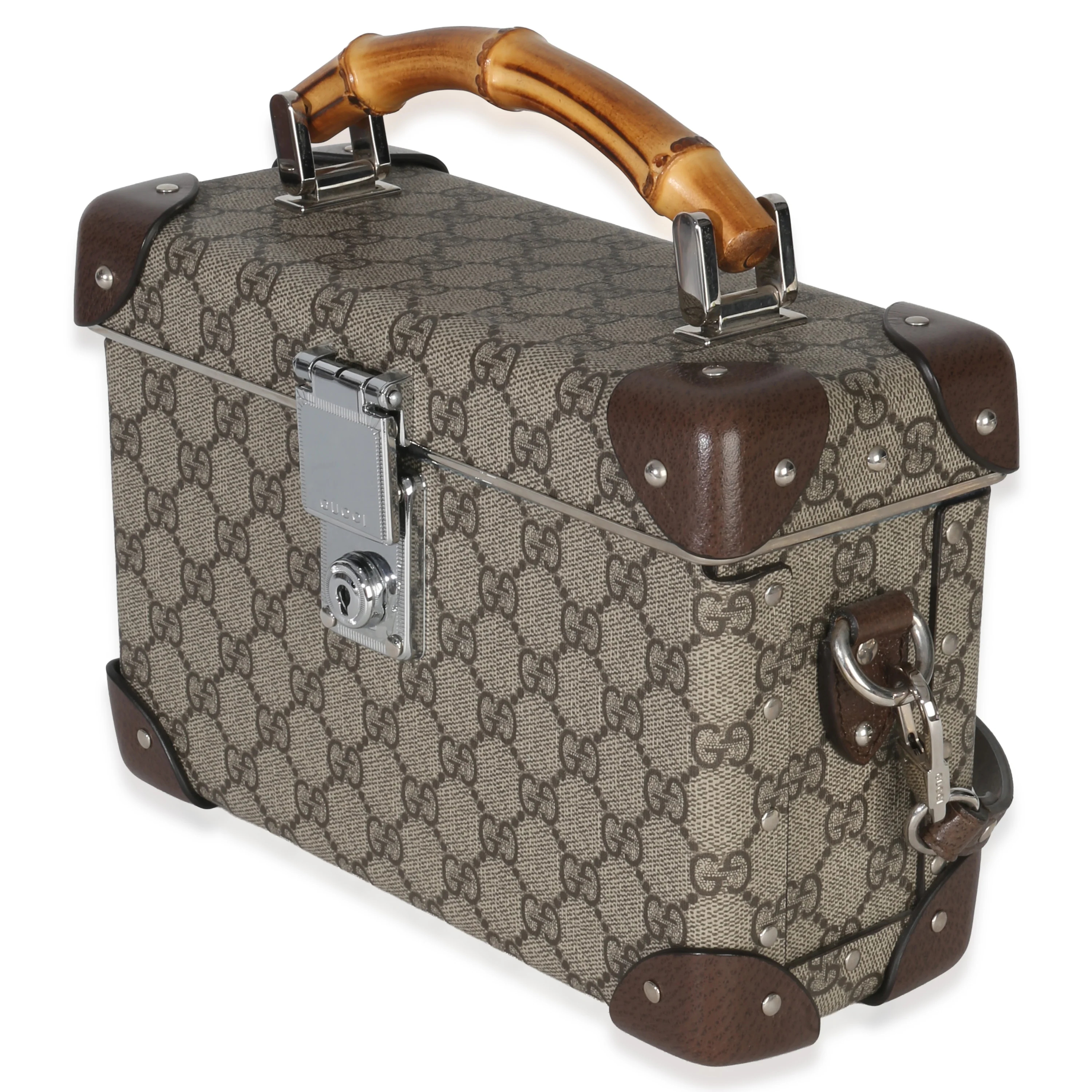 Beige GG Supreme Monogram Globe Trotter Beauty Case - Image 2