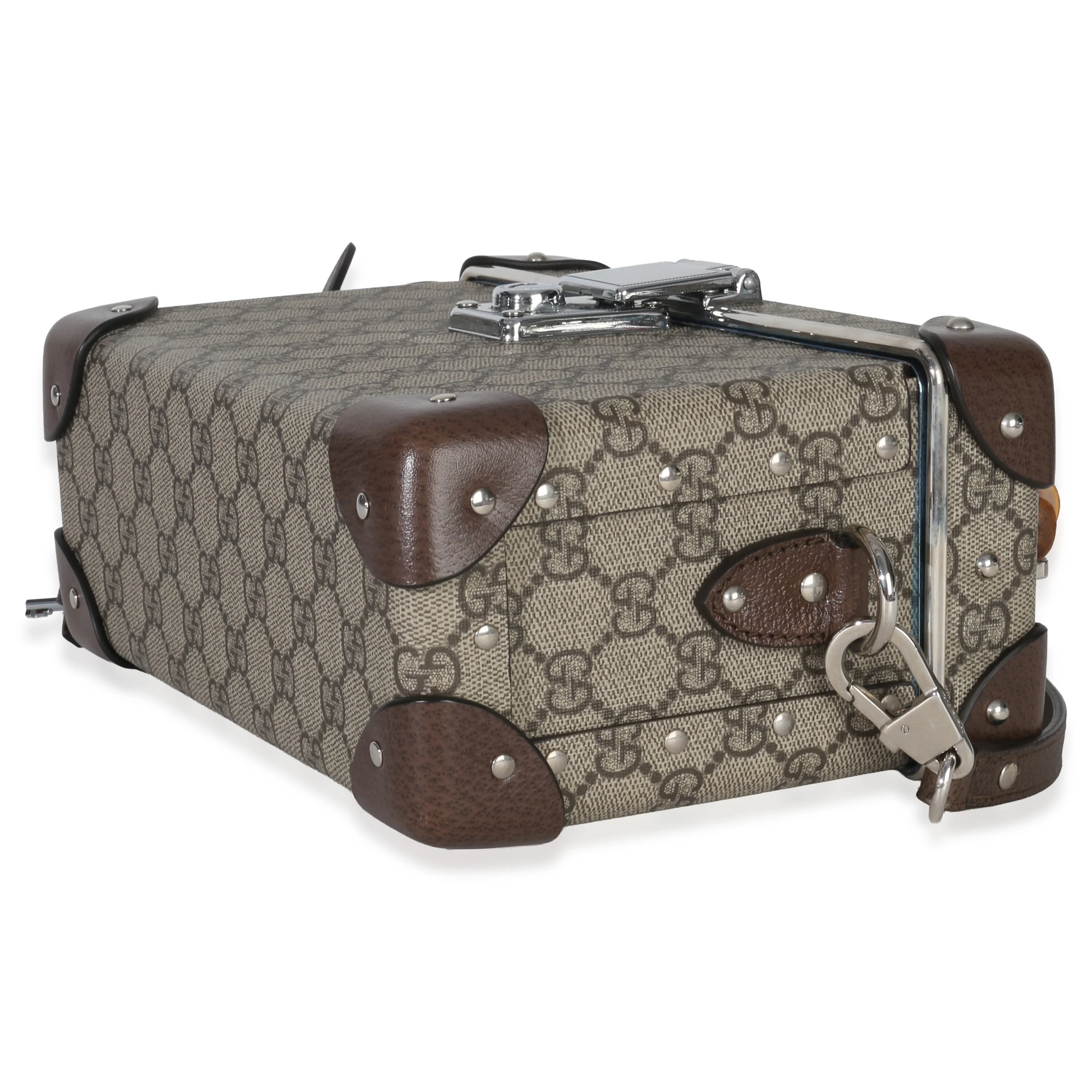 Beige GG Supreme Monogram Globe Trotter Beauty Case - Image 6