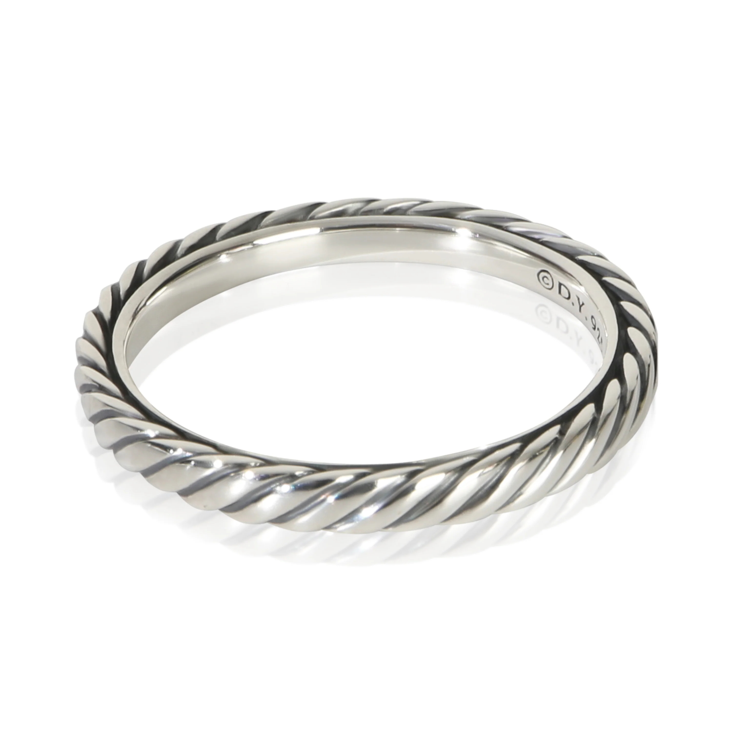 Sterling Silver  Cable Ring - Image 2
