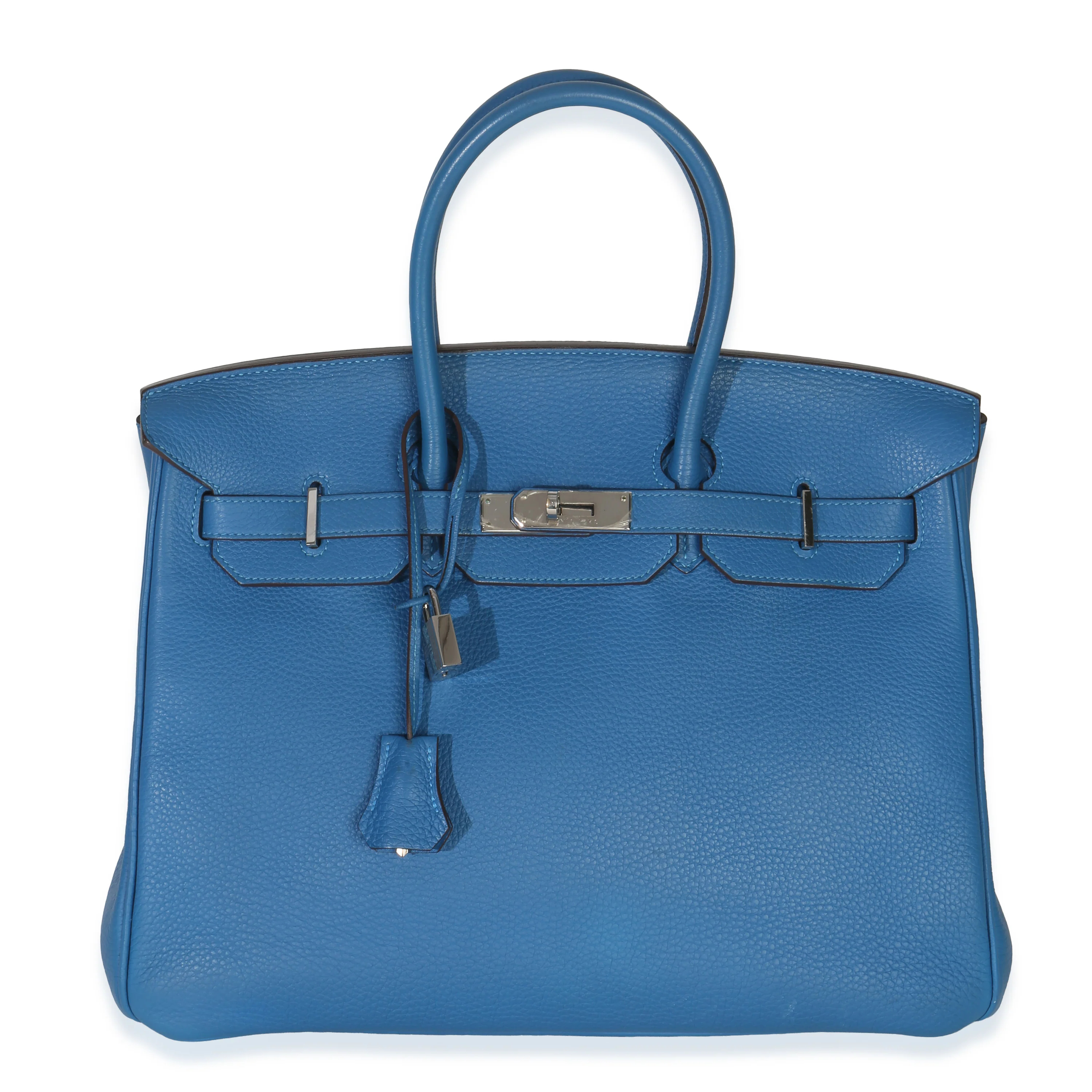Bleu Zellige Togo Birkin 35 PHW