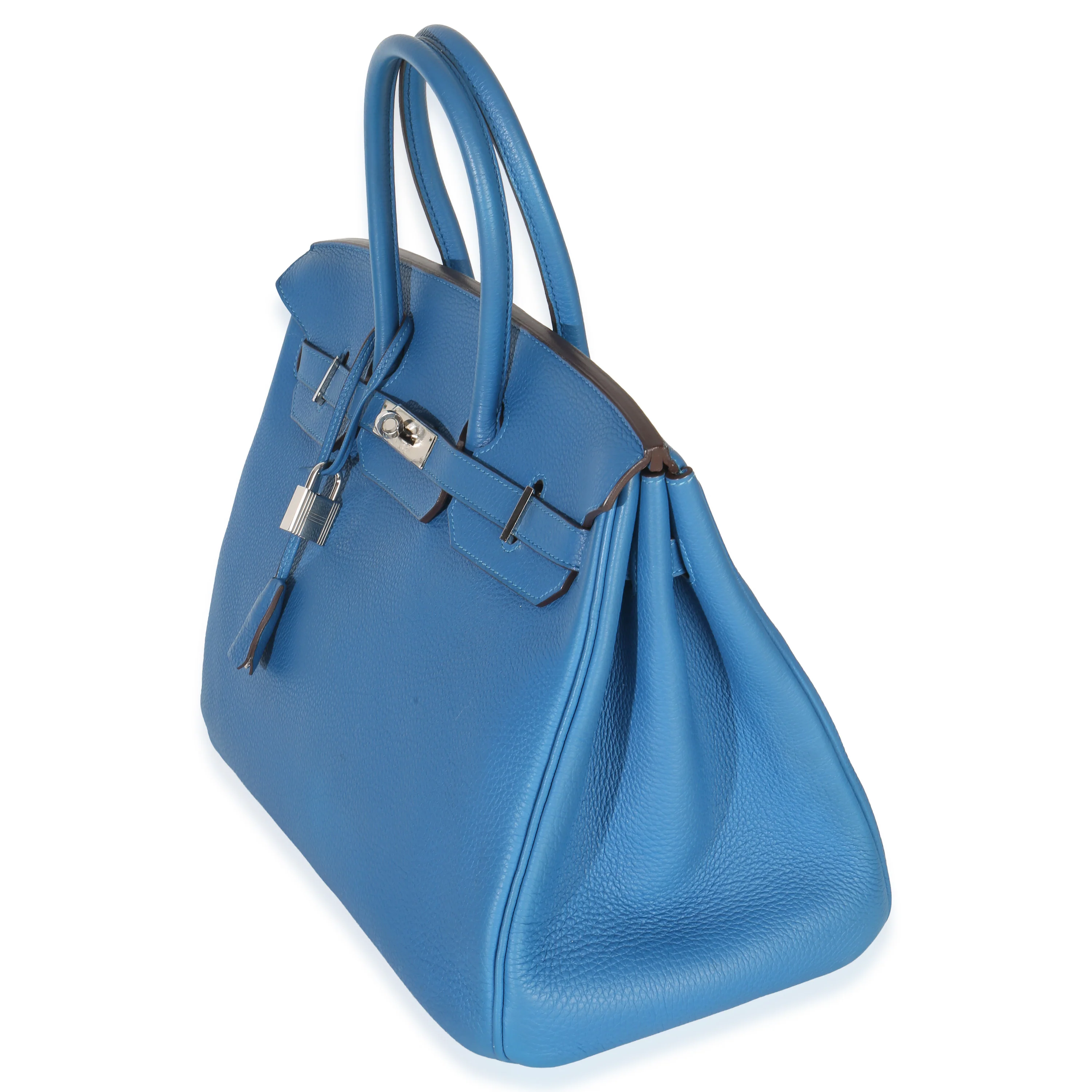 Bleu Zellige Togo Birkin 35 PHW - Image 3