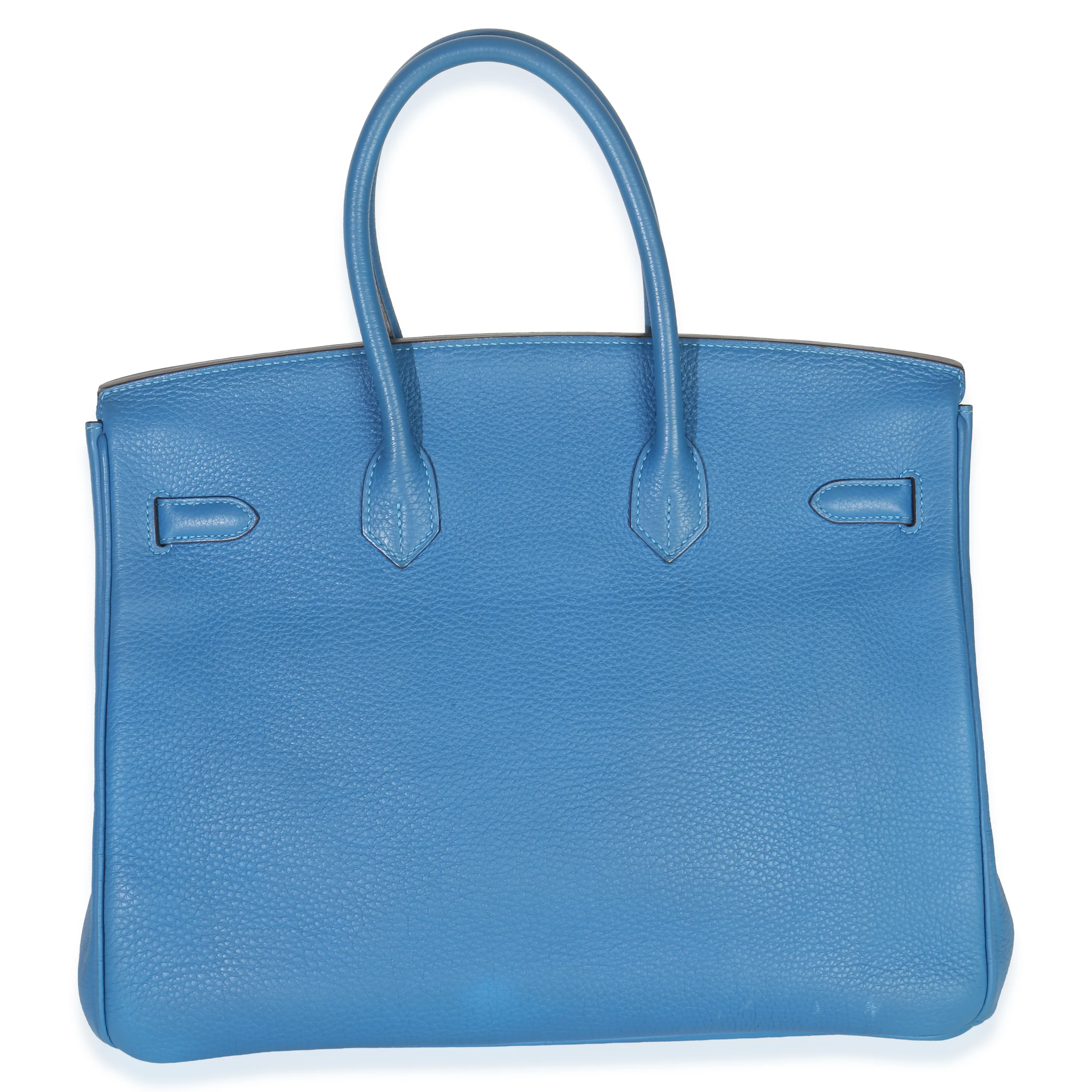 Bleu Zellige Togo Birkin 35 PHW - Image 5