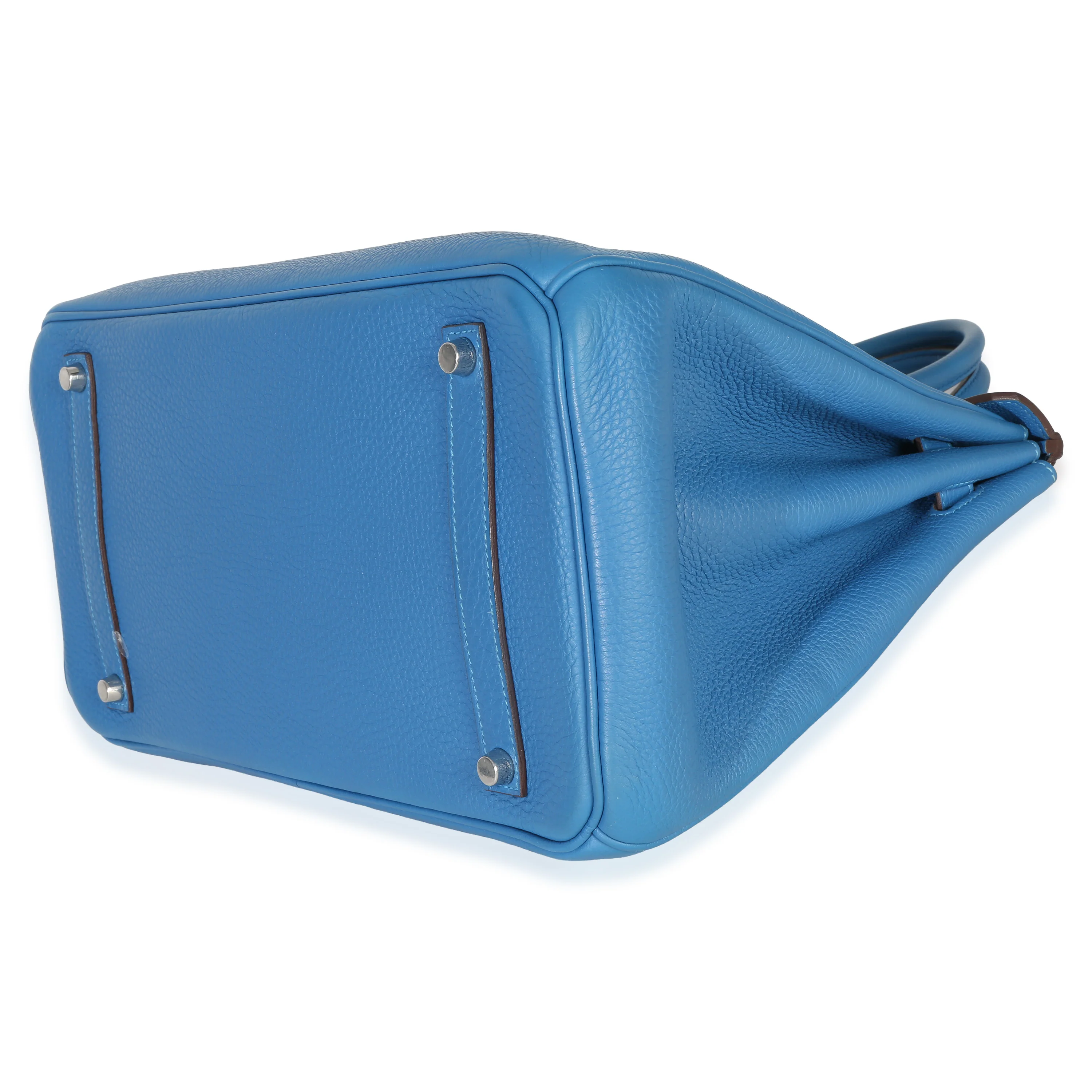 Bleu Zellige Togo Birkin 35 PHW - Image 6