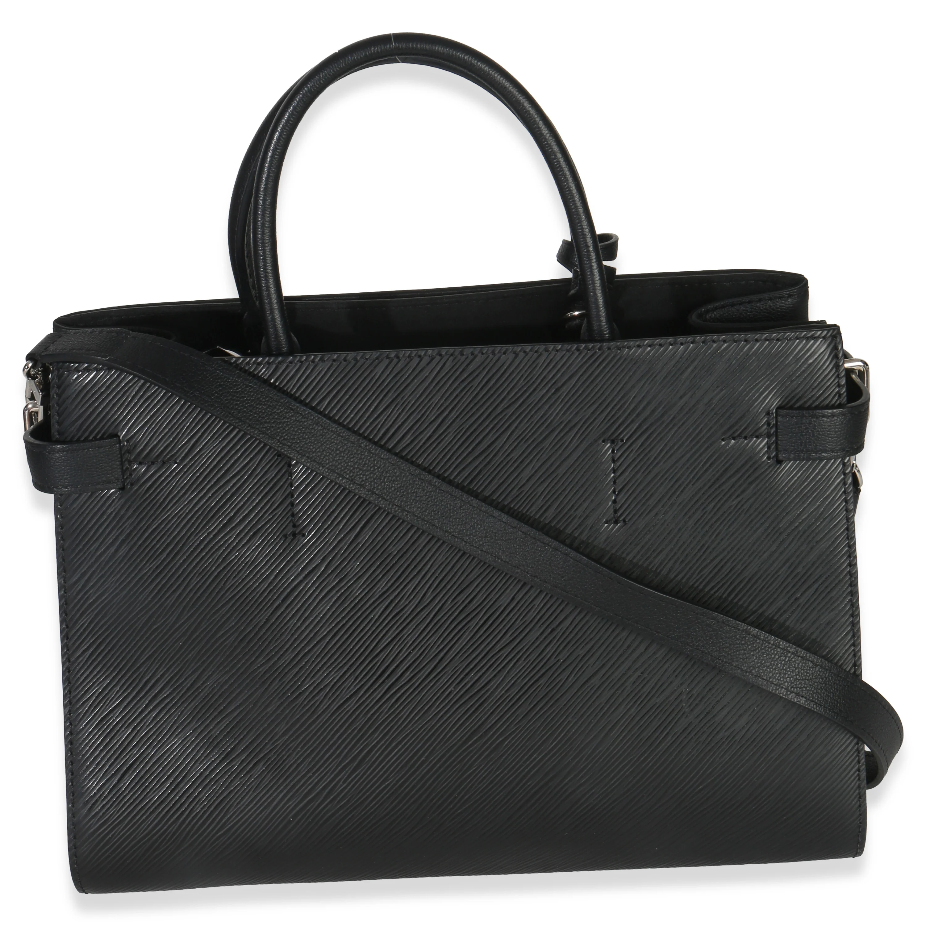 Black Epi Twist Tote - Image 4