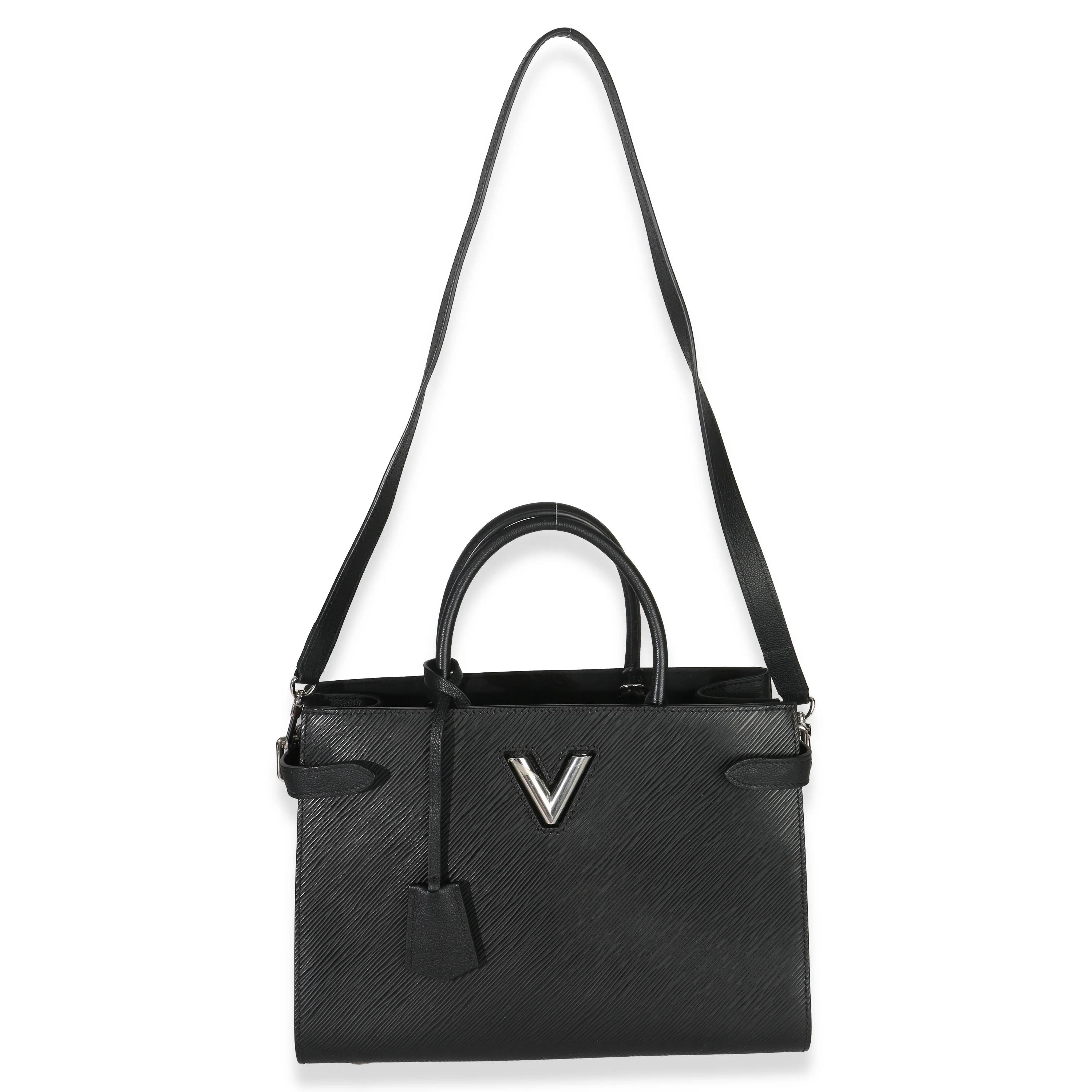 Black Epi Twist Tote - Image 5