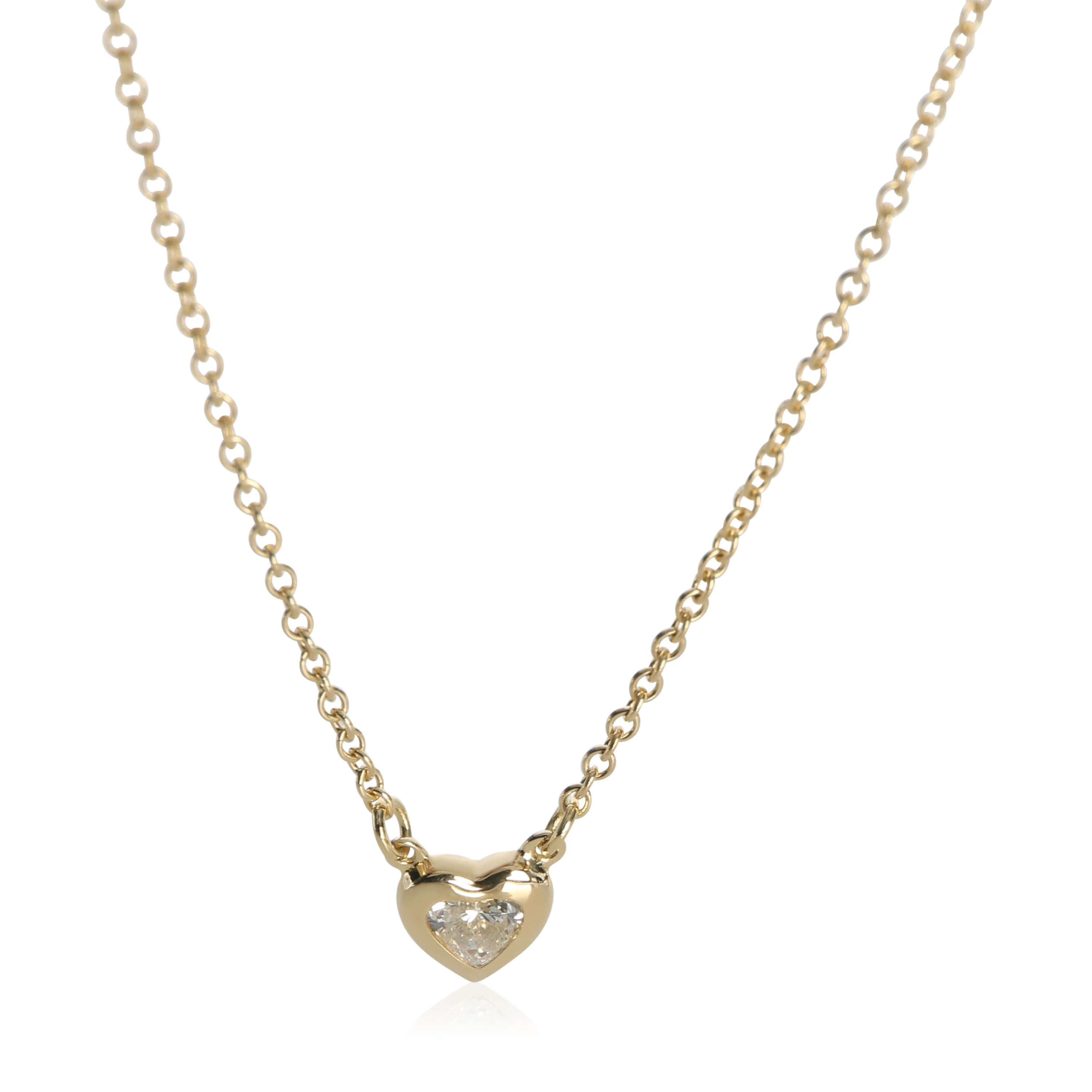 Yellow Gold Diamond Elsa Peretti Diamond By The Yard Pendant