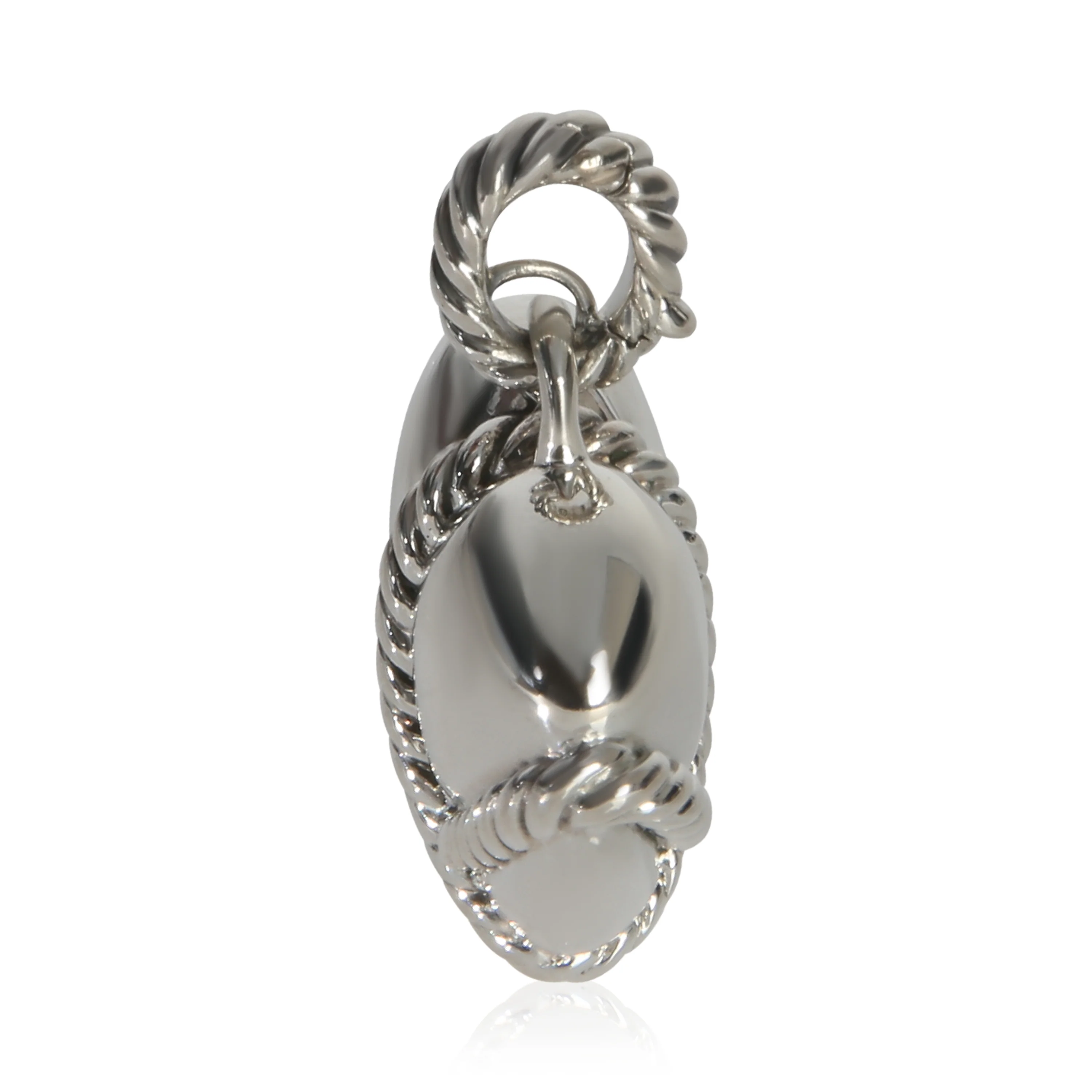 Sterling Silver  Puff Heart Pendant - Image 2