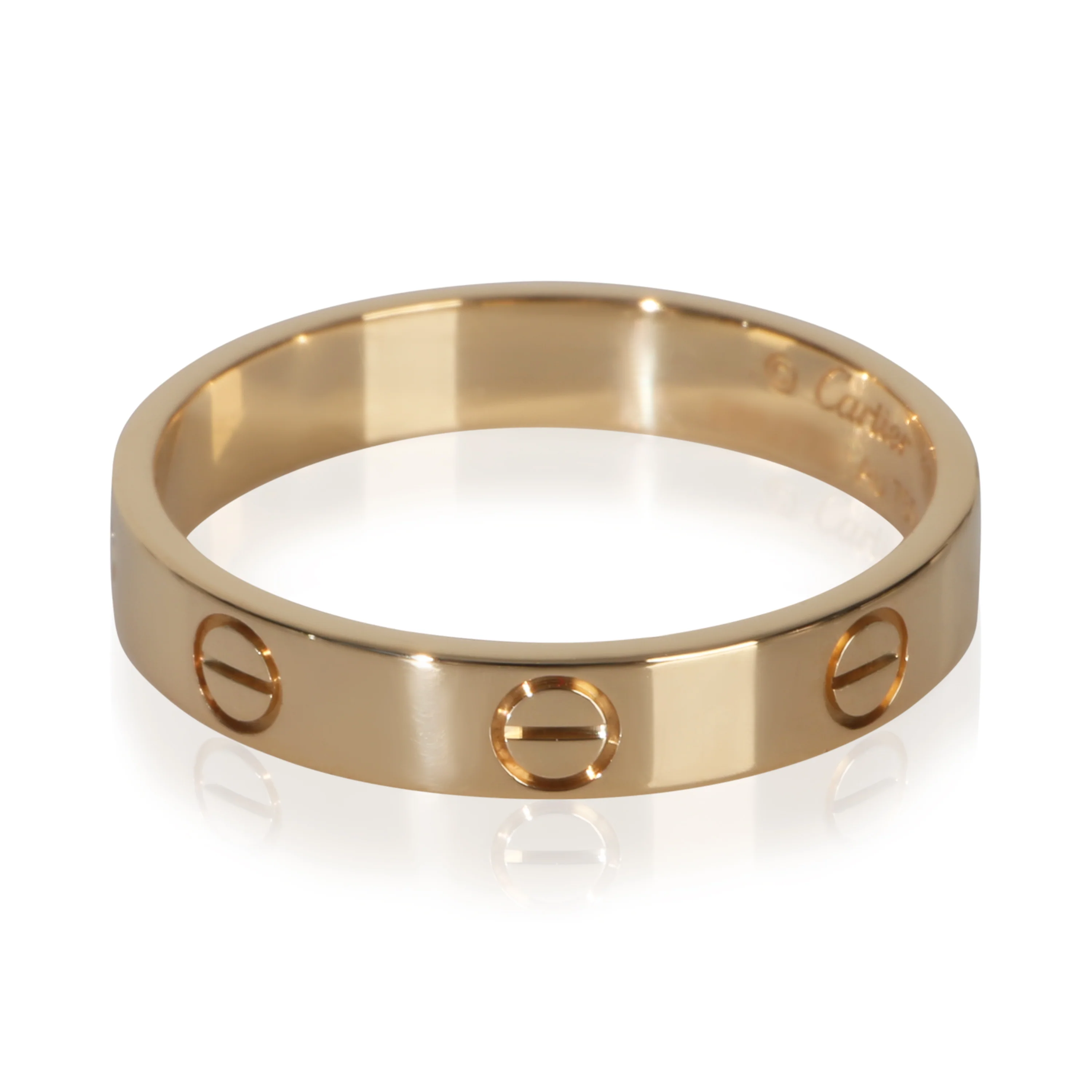 Yellow Gold  Small Model Love Ring - Image 2