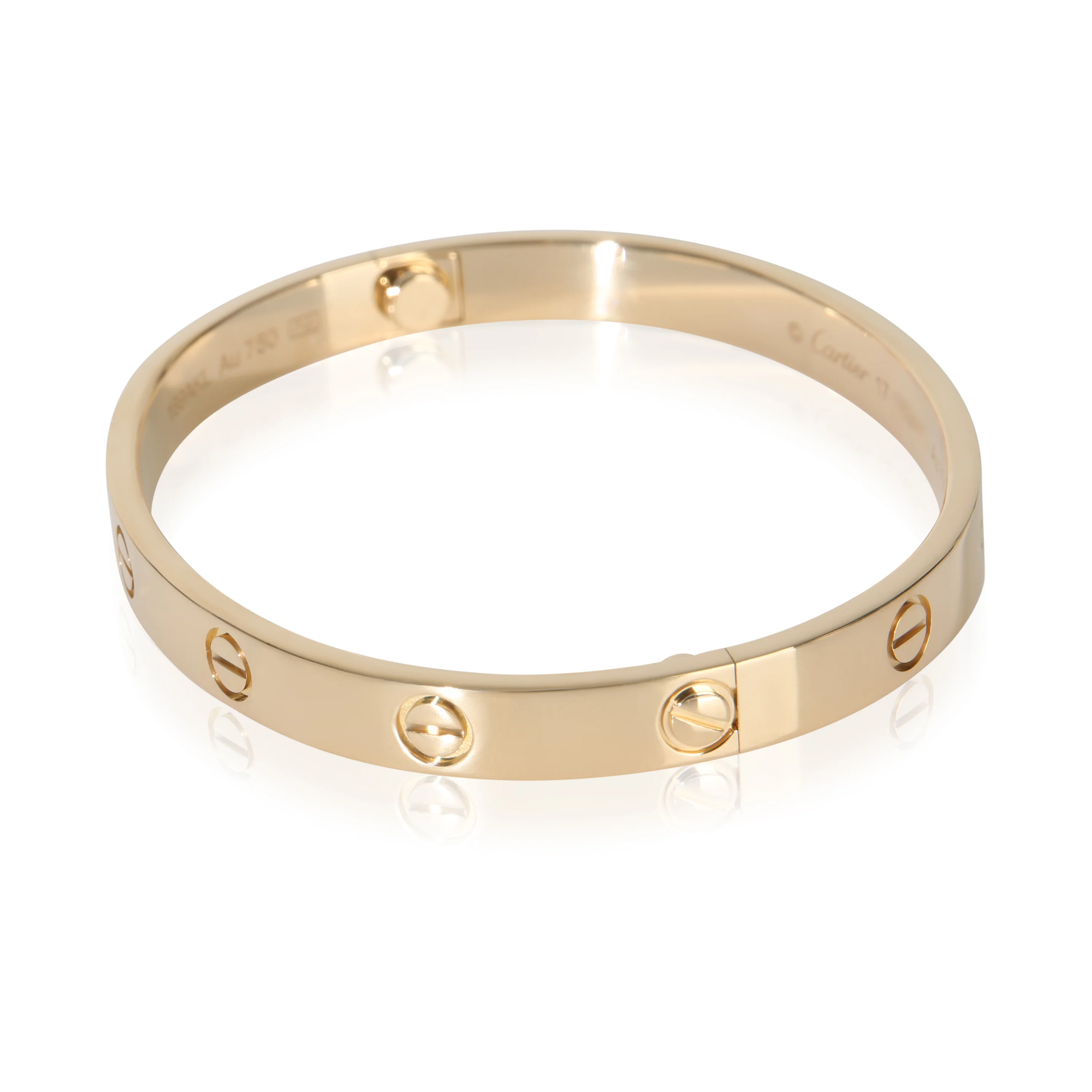 Yellow Gold Love Bracelet - Image 2