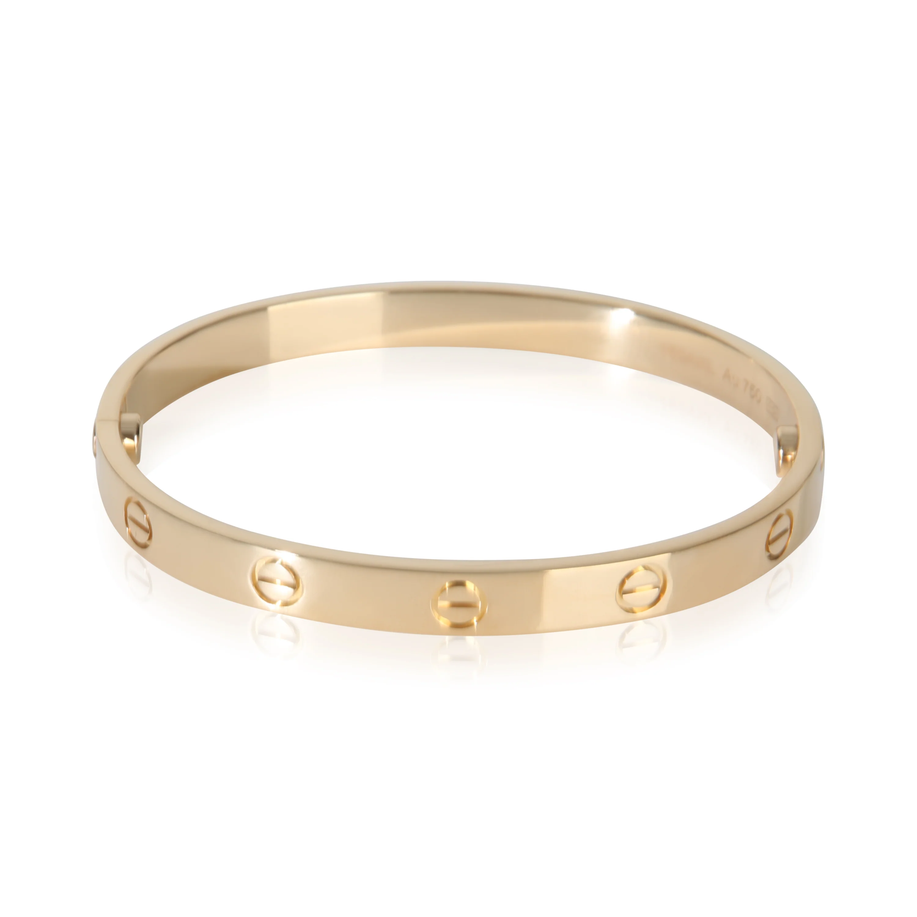 Yellow Gold Love Bracelet - Image 3