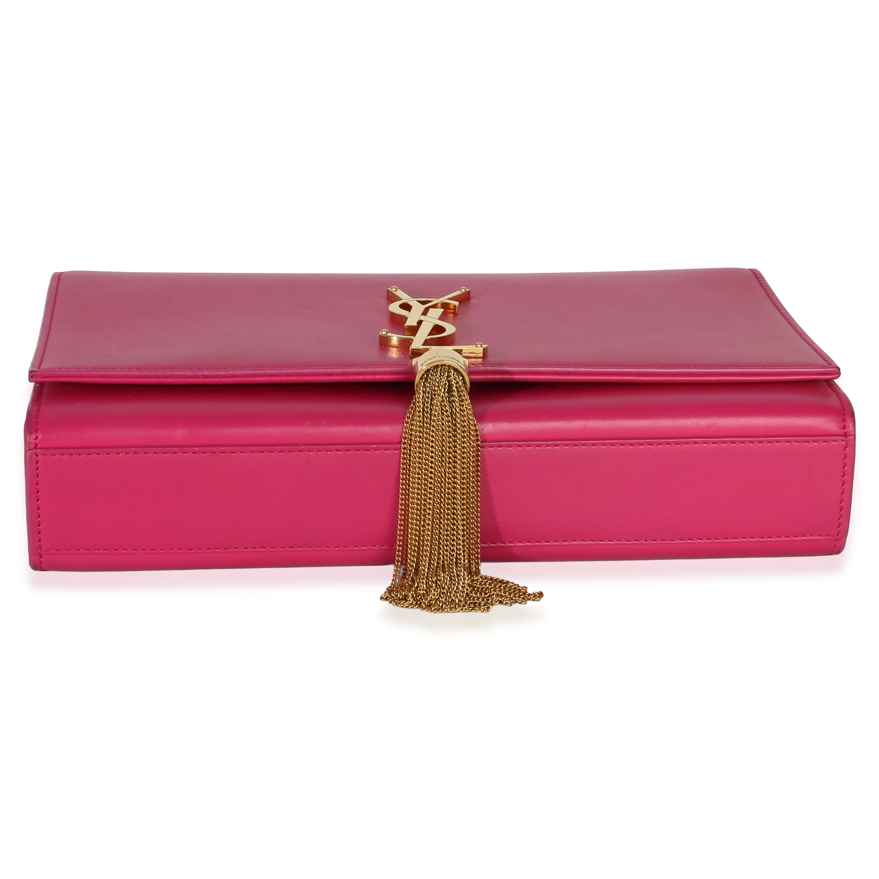 Pink Smooth Calfskin Medium Kate Tassel Chain - Image 5