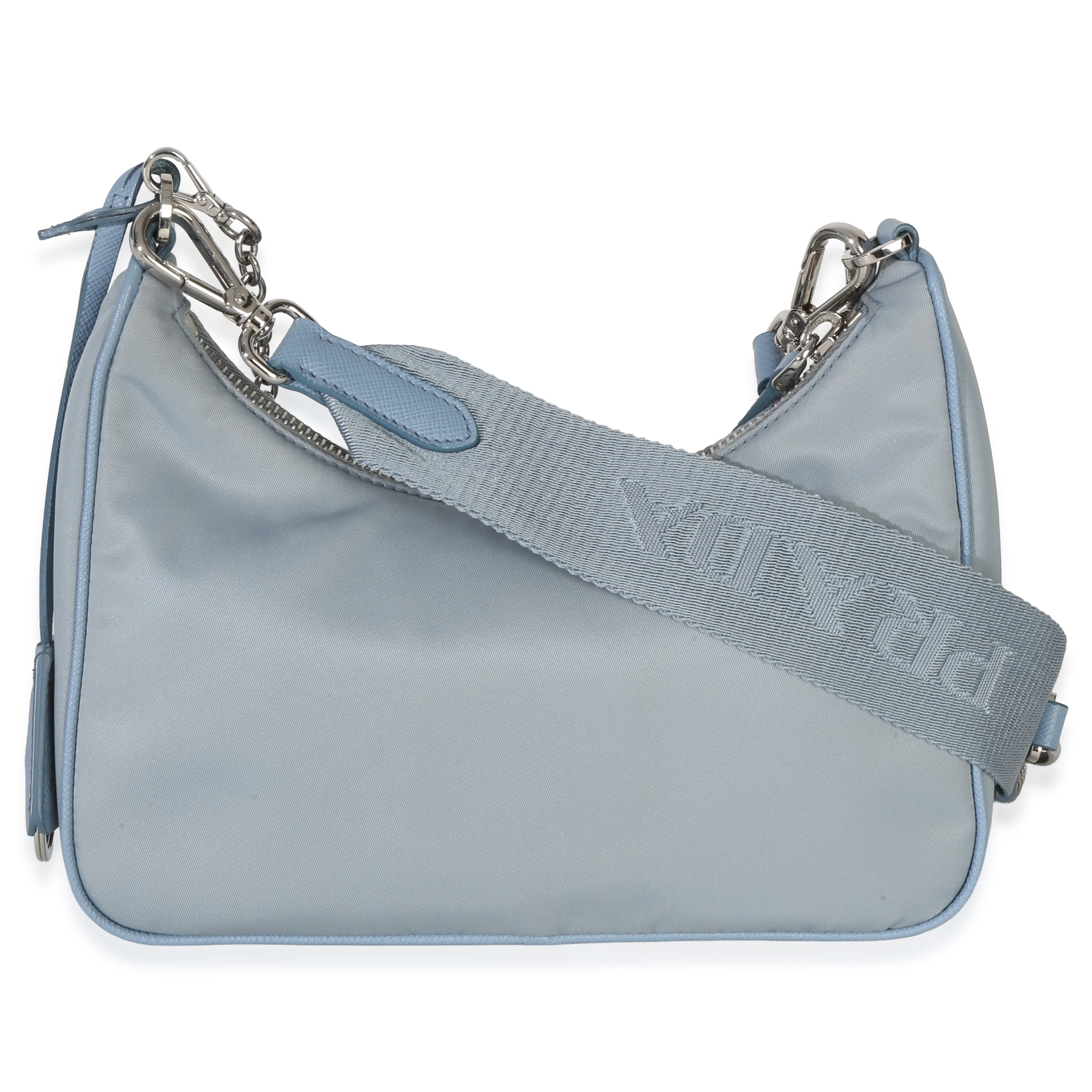 Blue Nylon Saffiano Leather Re-Edition 2005 - Image 4