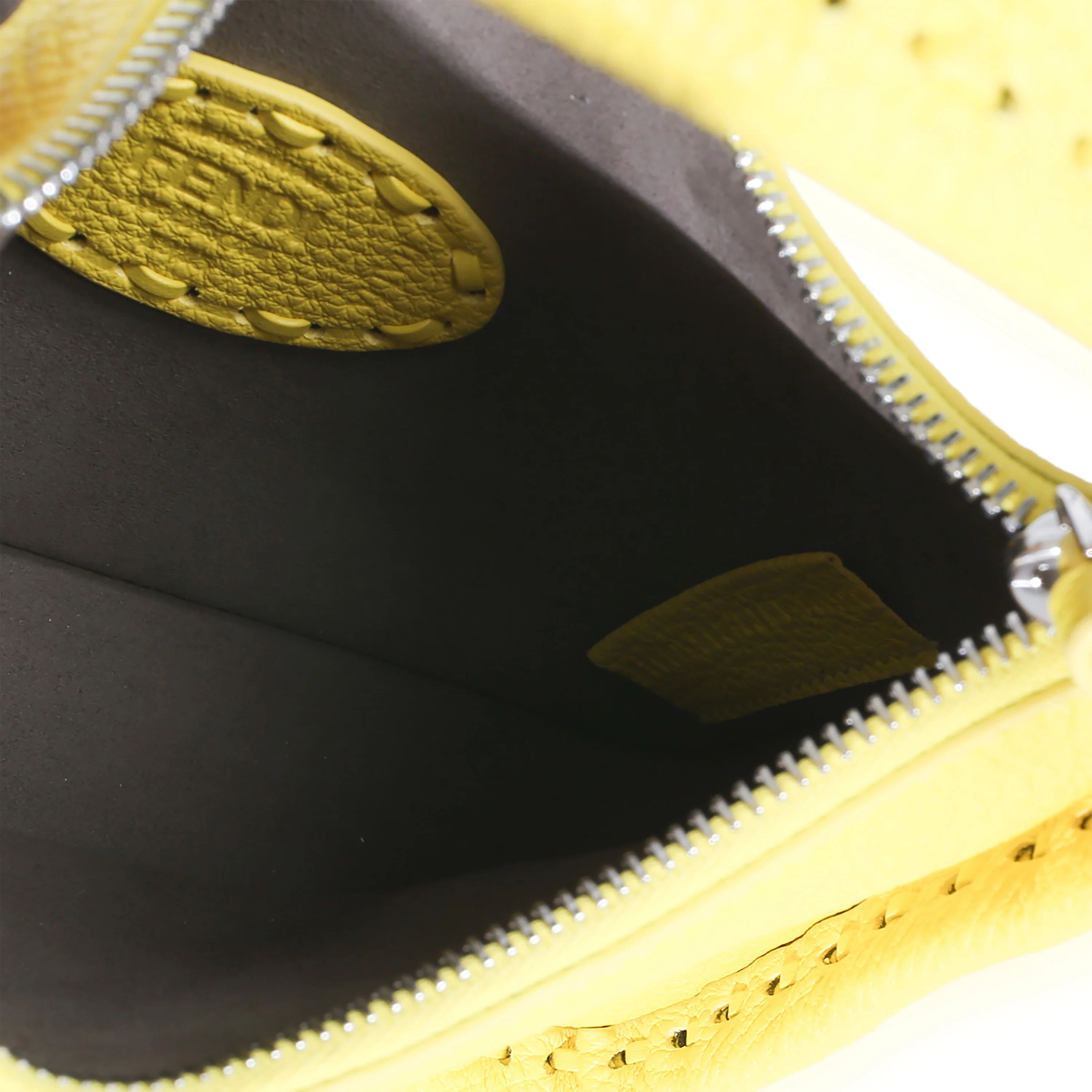 Yellow Cuoio Roma Selleria Fendisense Mini Hobo - Image 8