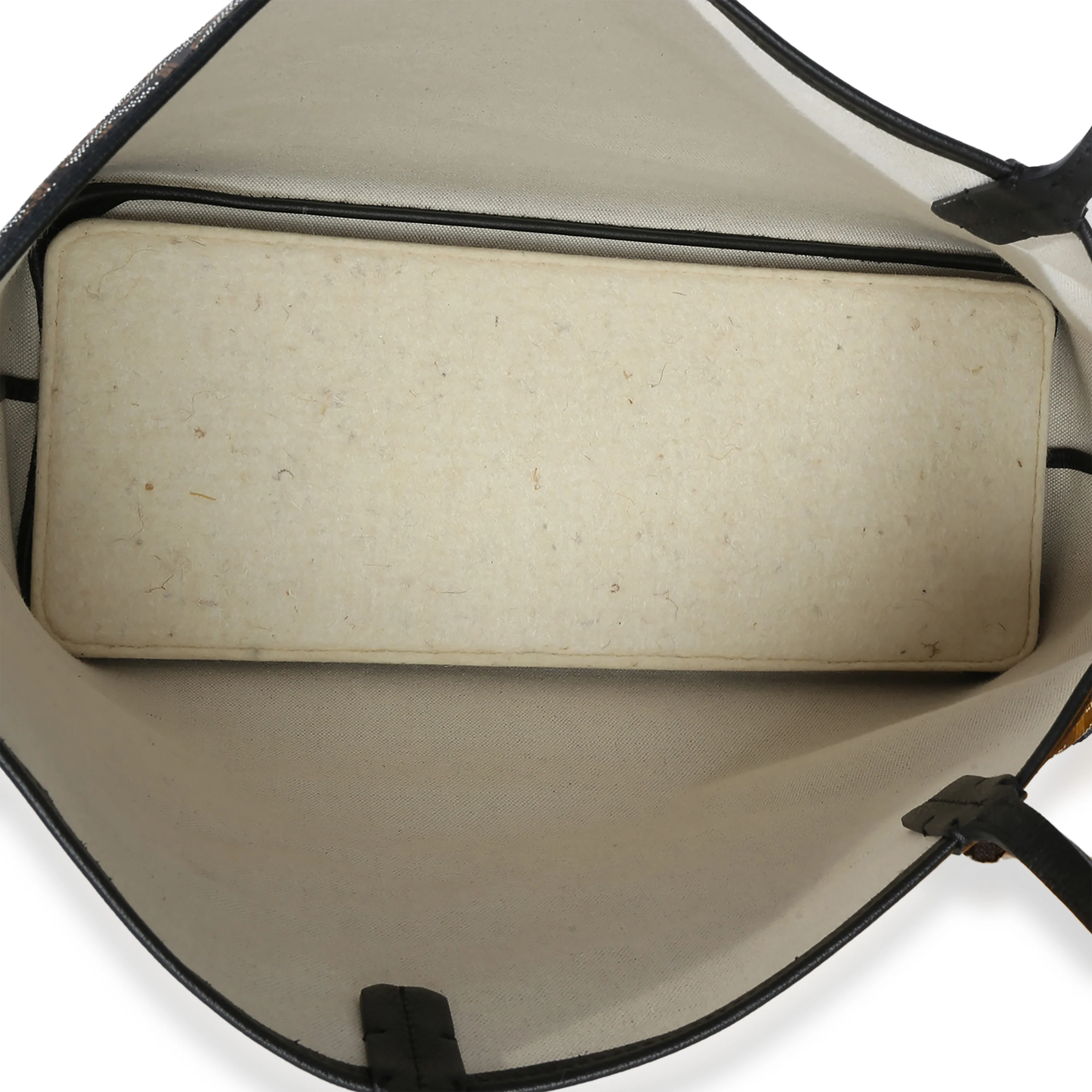 Black Goyardine Canvas Chien Gris Pet Carrier Tote - Image 8
