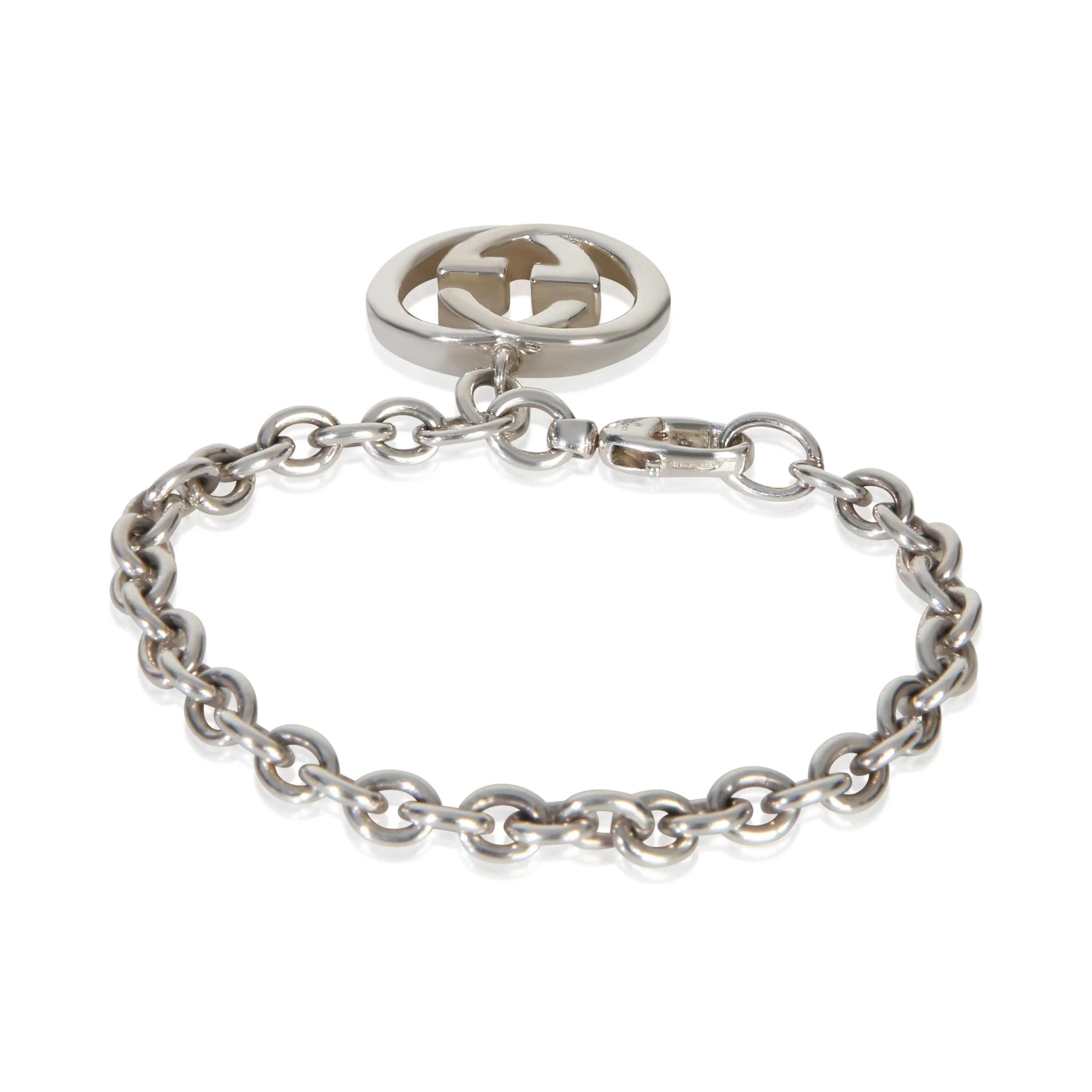 Sterling Silver  GG Marmont Charm Bracelet - Image 2