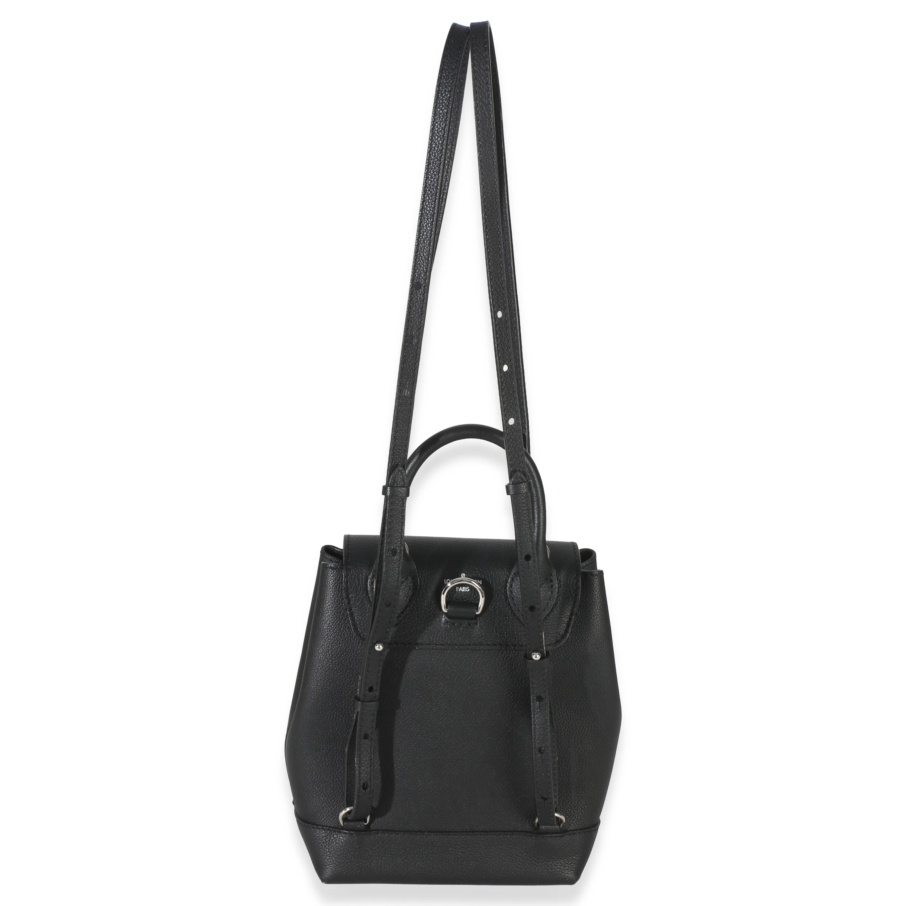 Black Calfskin Lockme Mini Backpack - Image 4
