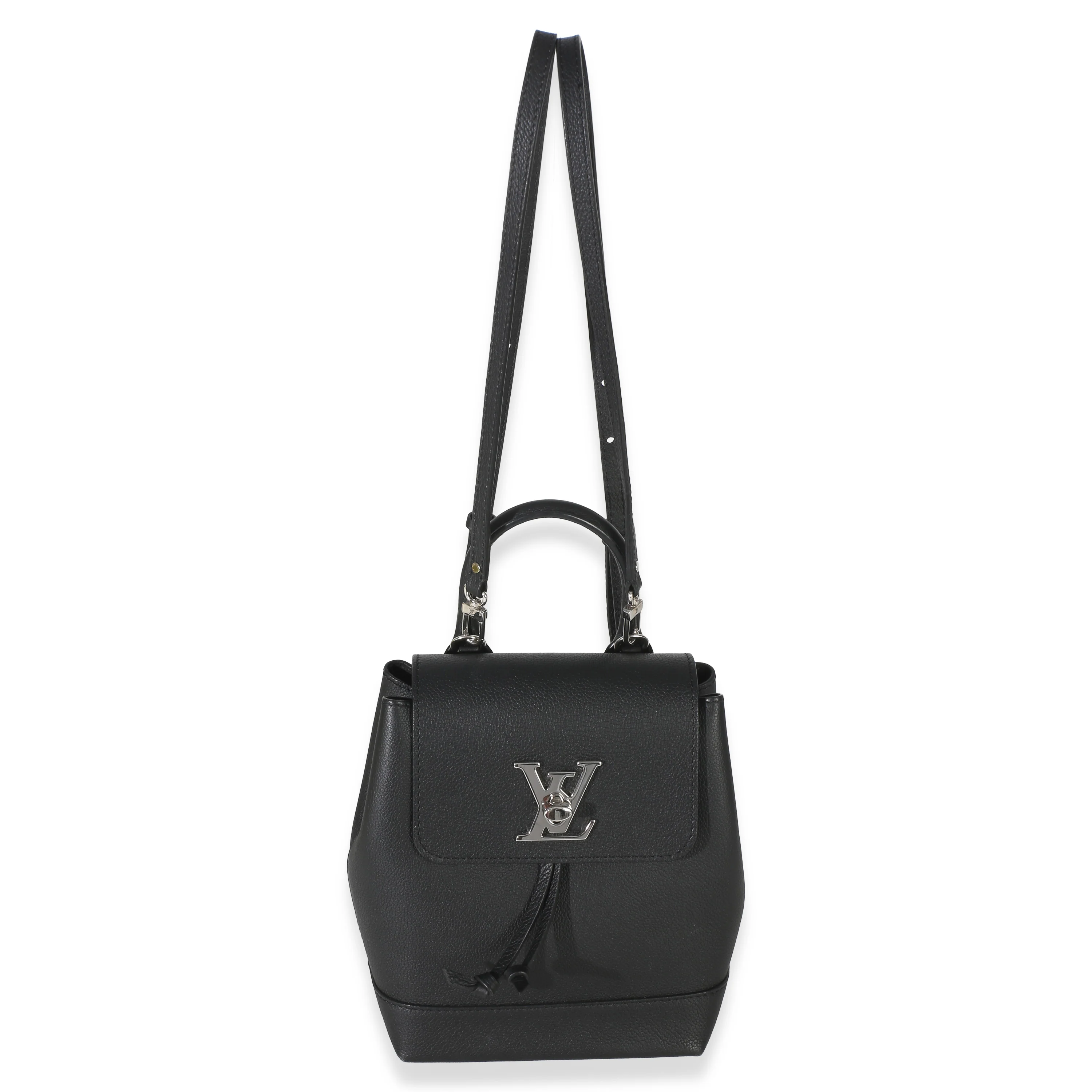 Black Calfskin Lockme Mini Backpack - Image 5