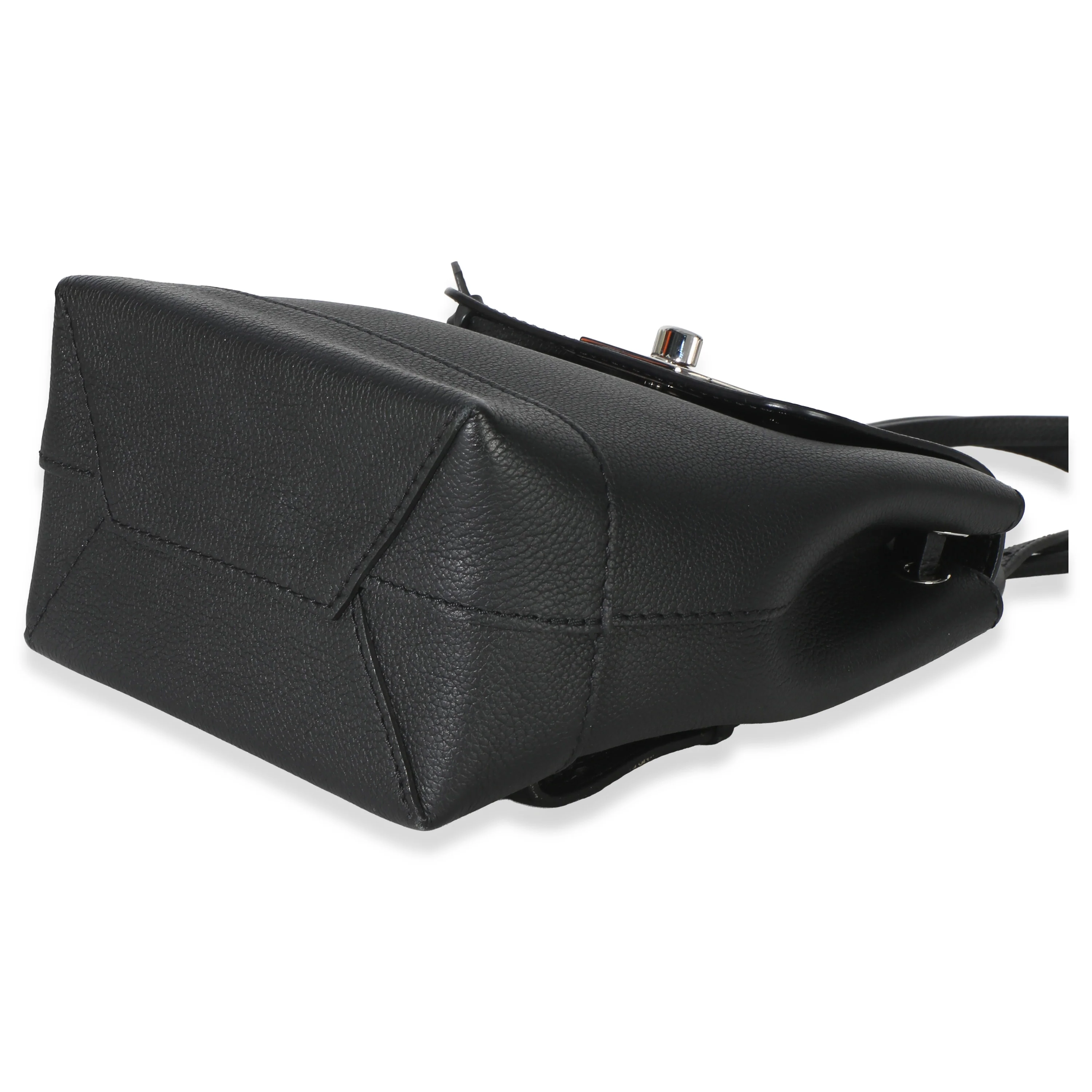 Black Calfskin Lockme Mini Backpack - Image 7