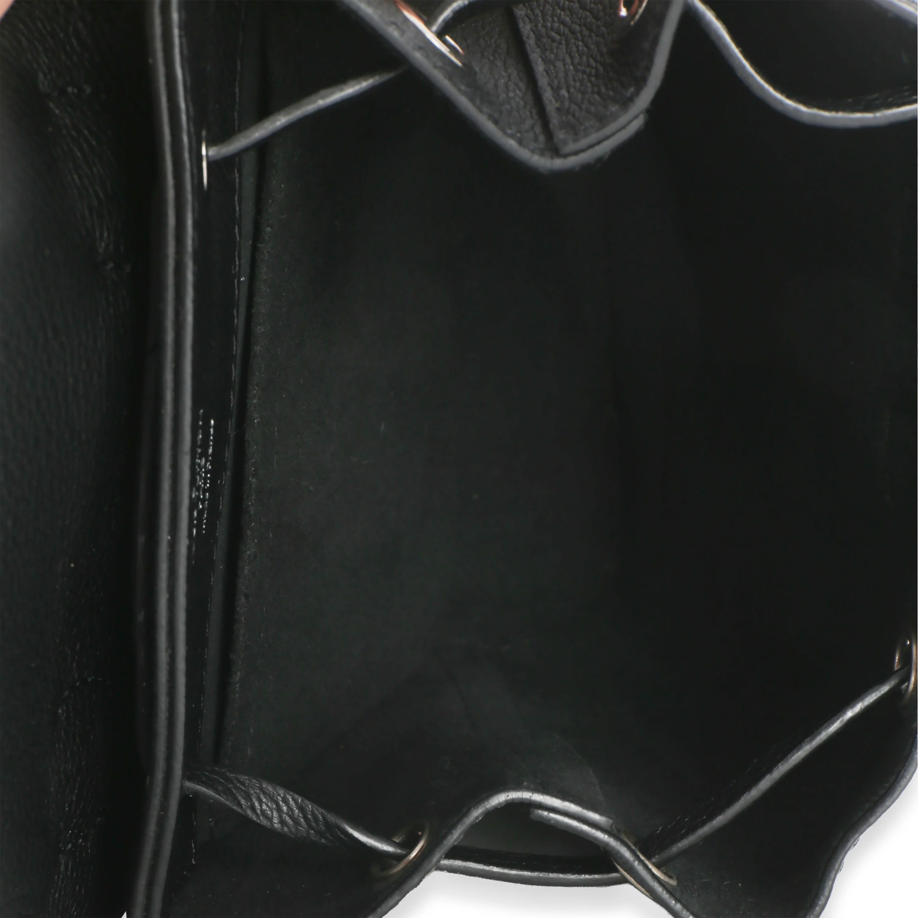 Black Calfskin Lockme Mini Backpack - Image 9