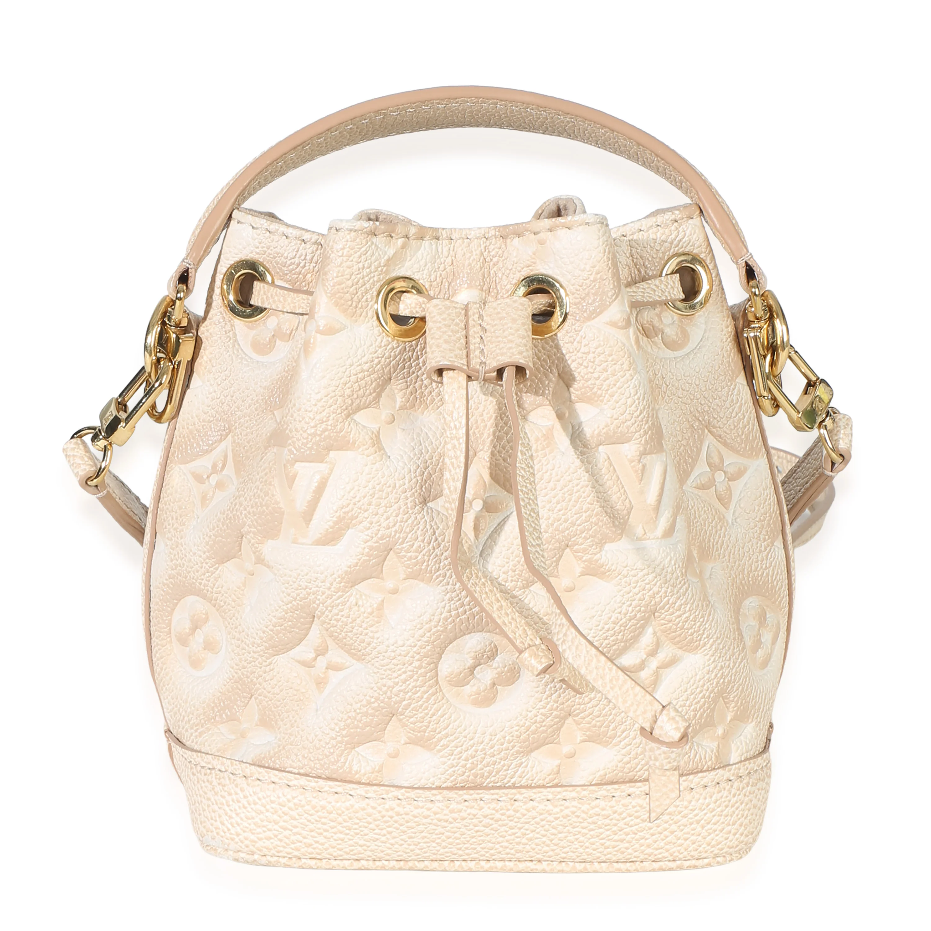 Beige Clair Monogram Empreinte Stardust Nano Noe