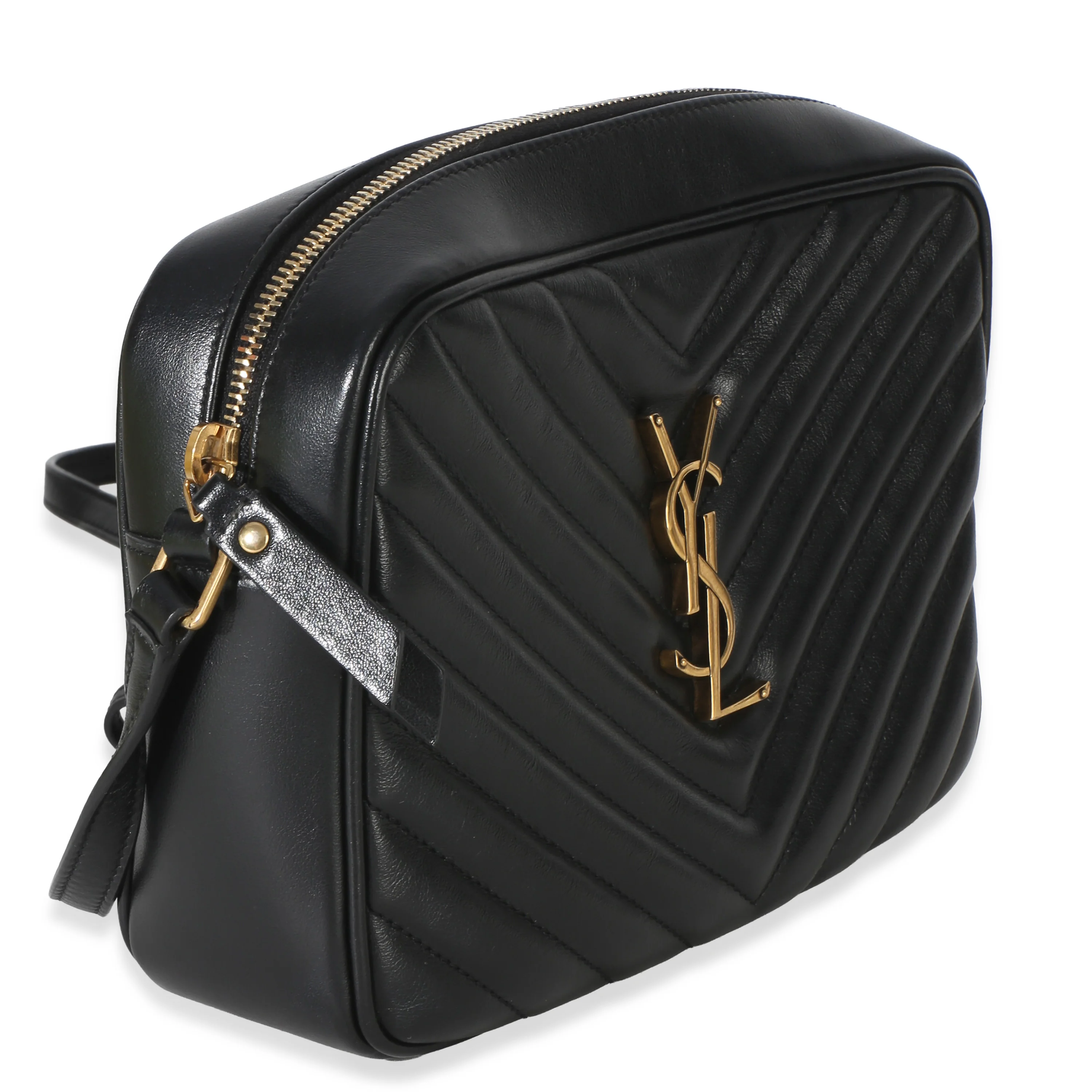 Black Matelasse Calfskin Lou Camera Bag - Image 3