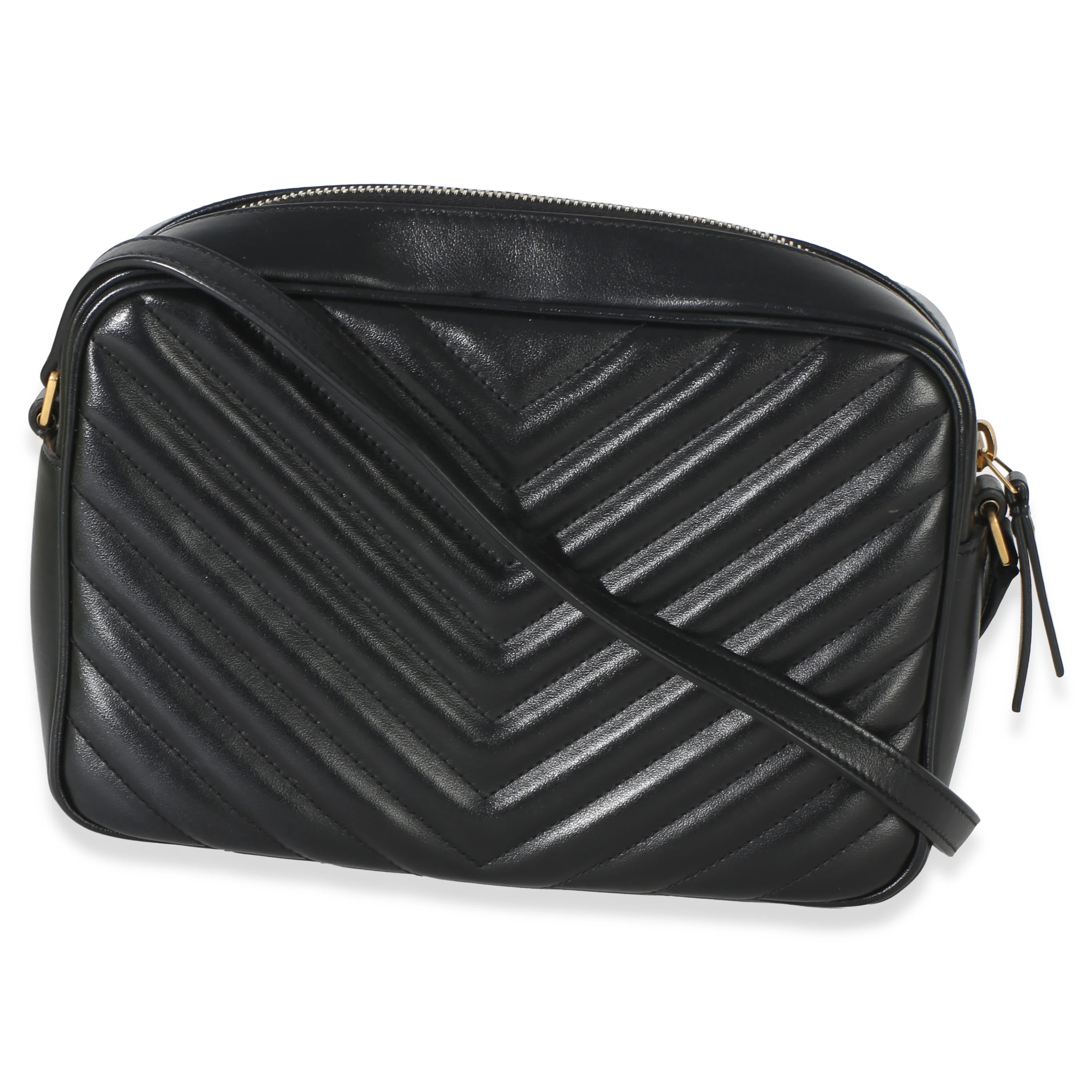 Black Matelasse Calfskin Lou Camera Bag - Image 4
