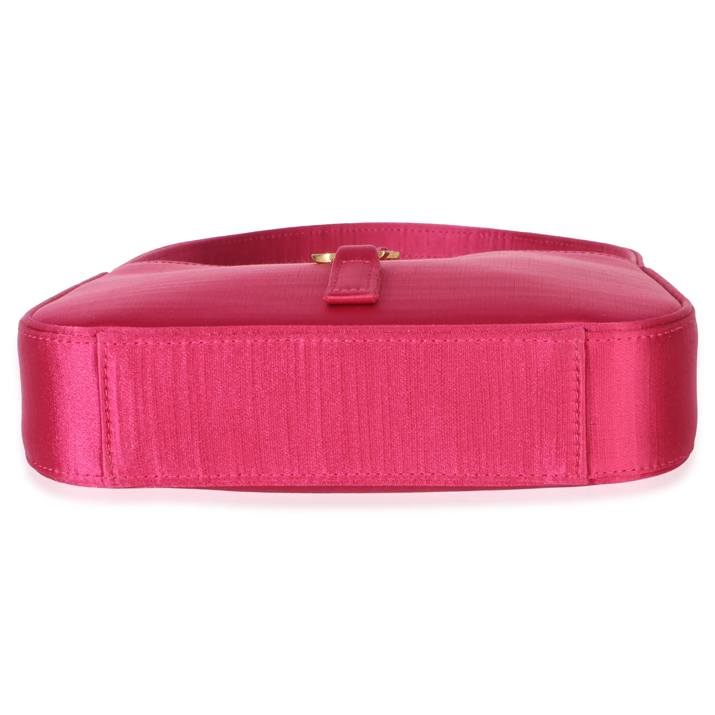 Pink Satin Mini Le 5 A 7 Hobo - Image 5