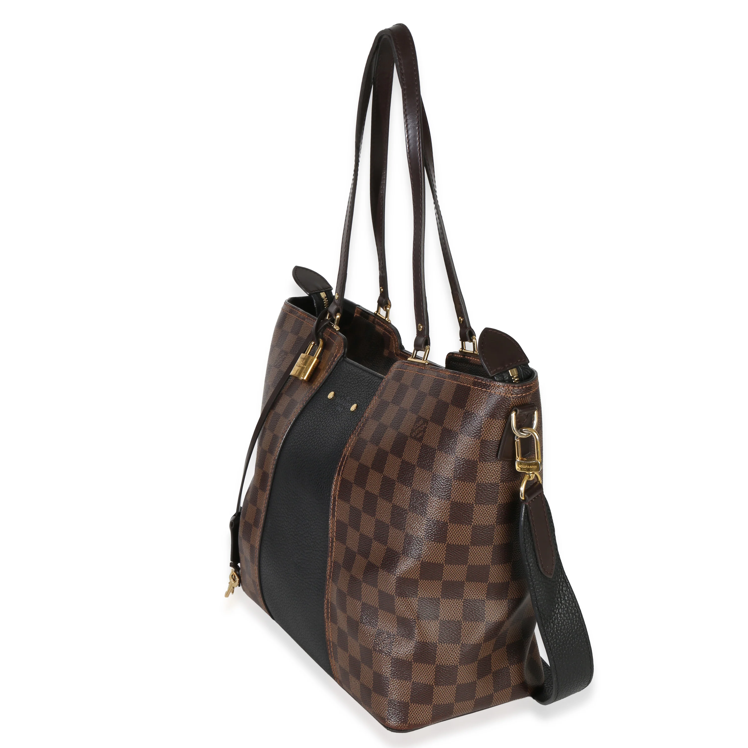 Canvas Damier Ebene Taurillon Jersey Tote - Image 2