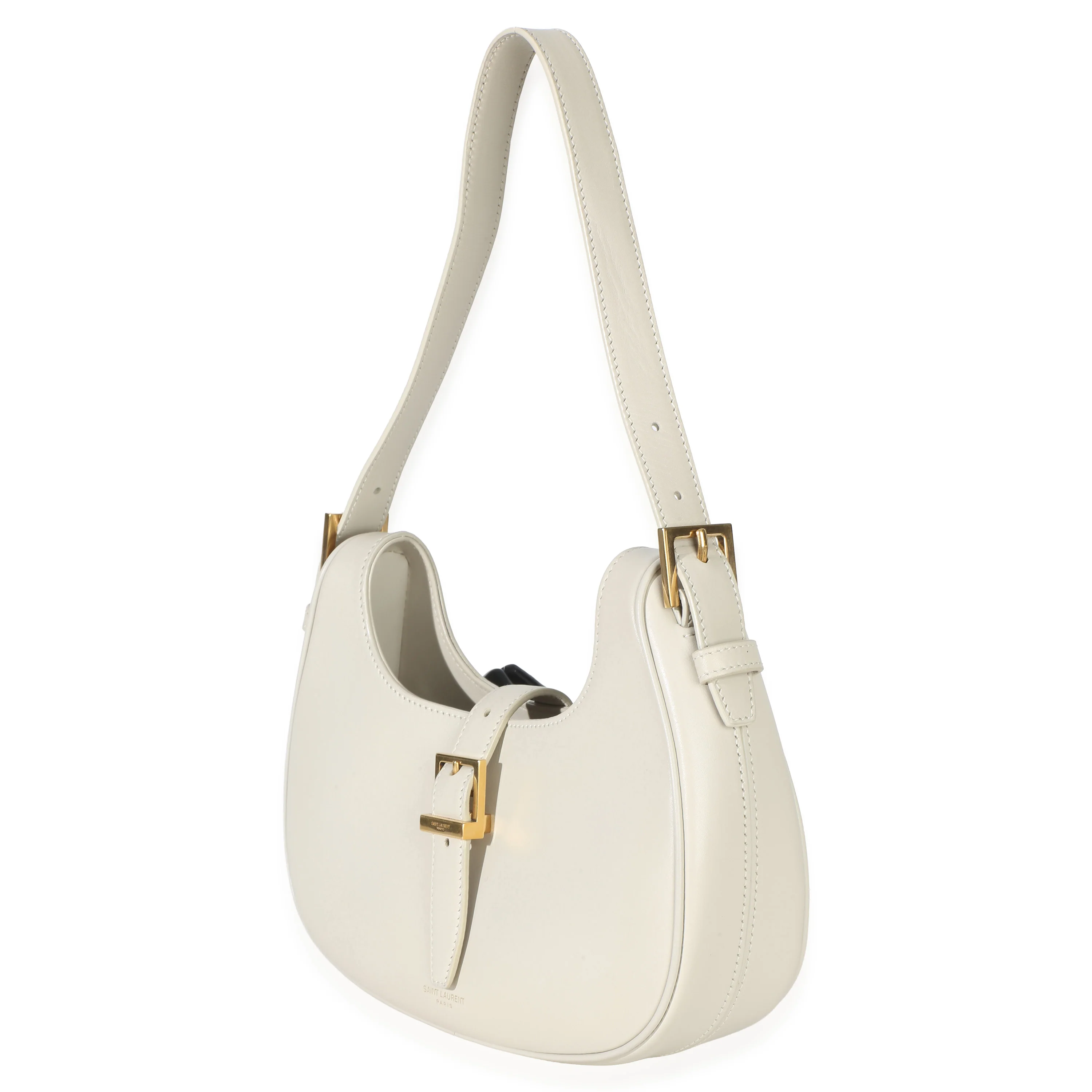 Cream Smooth Calfskin Le Fermoir Hobo - Image 2