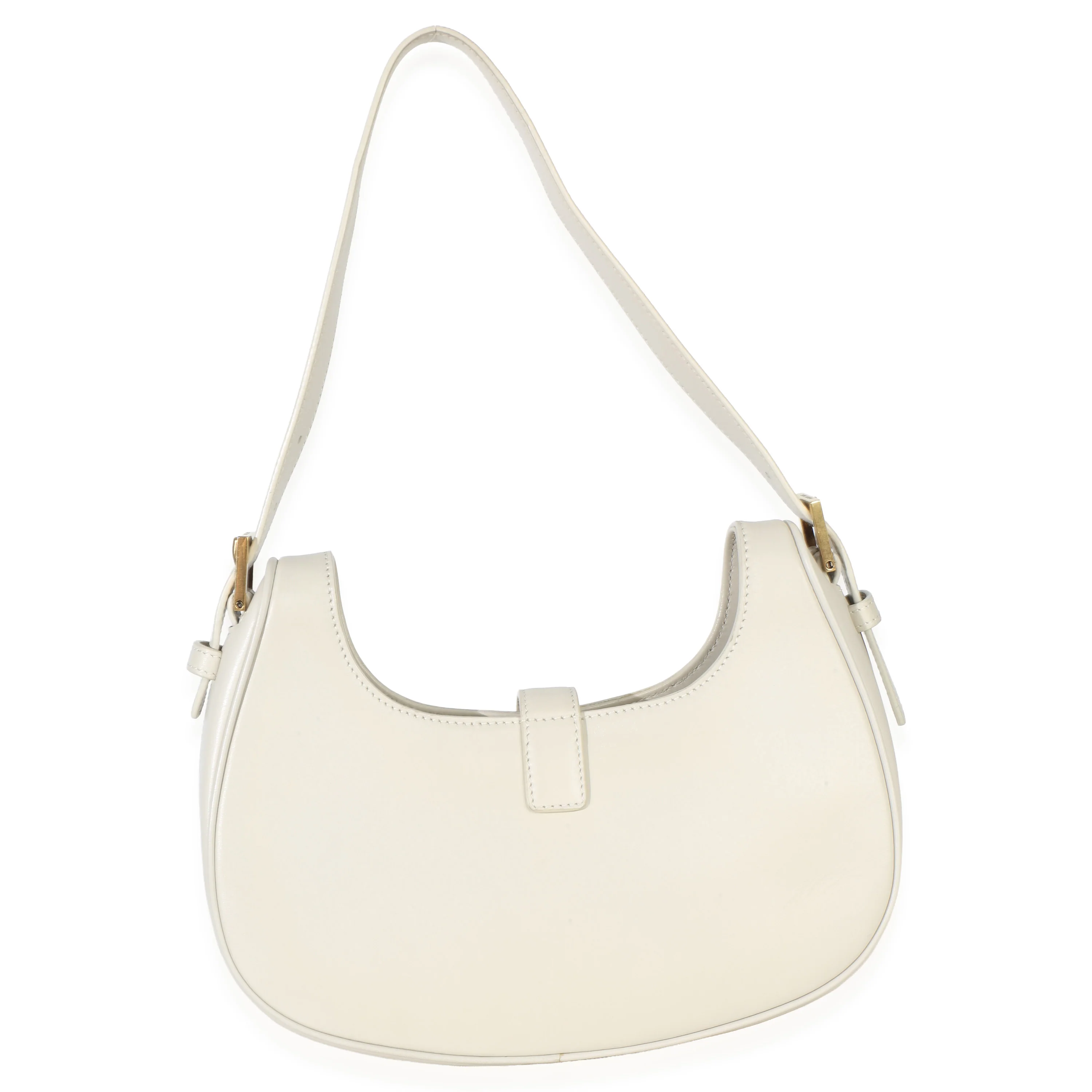Cream Smooth Calfskin Le Fermoir Hobo - Image 4