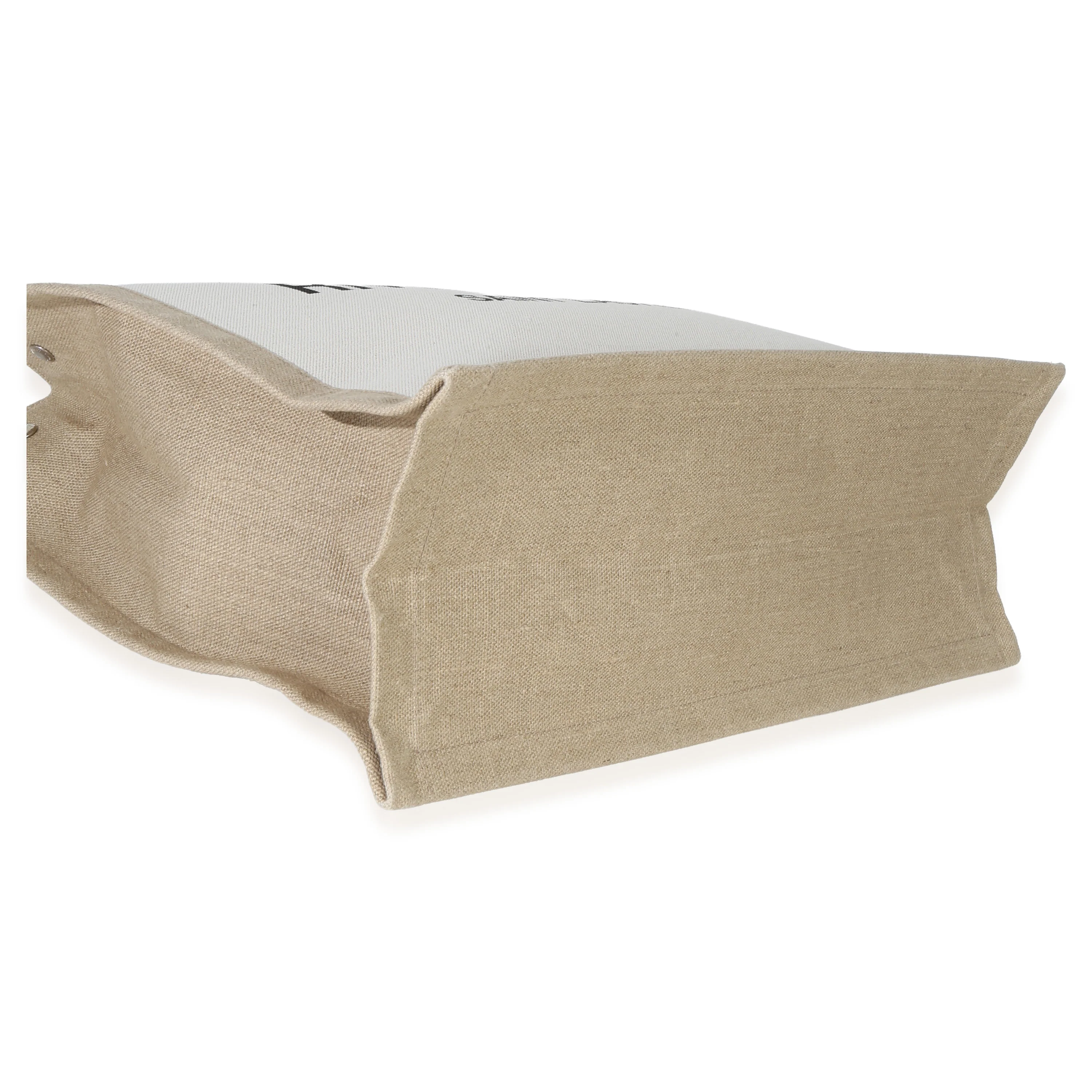 Beige Linen Rive Gauche Tote - Image 6