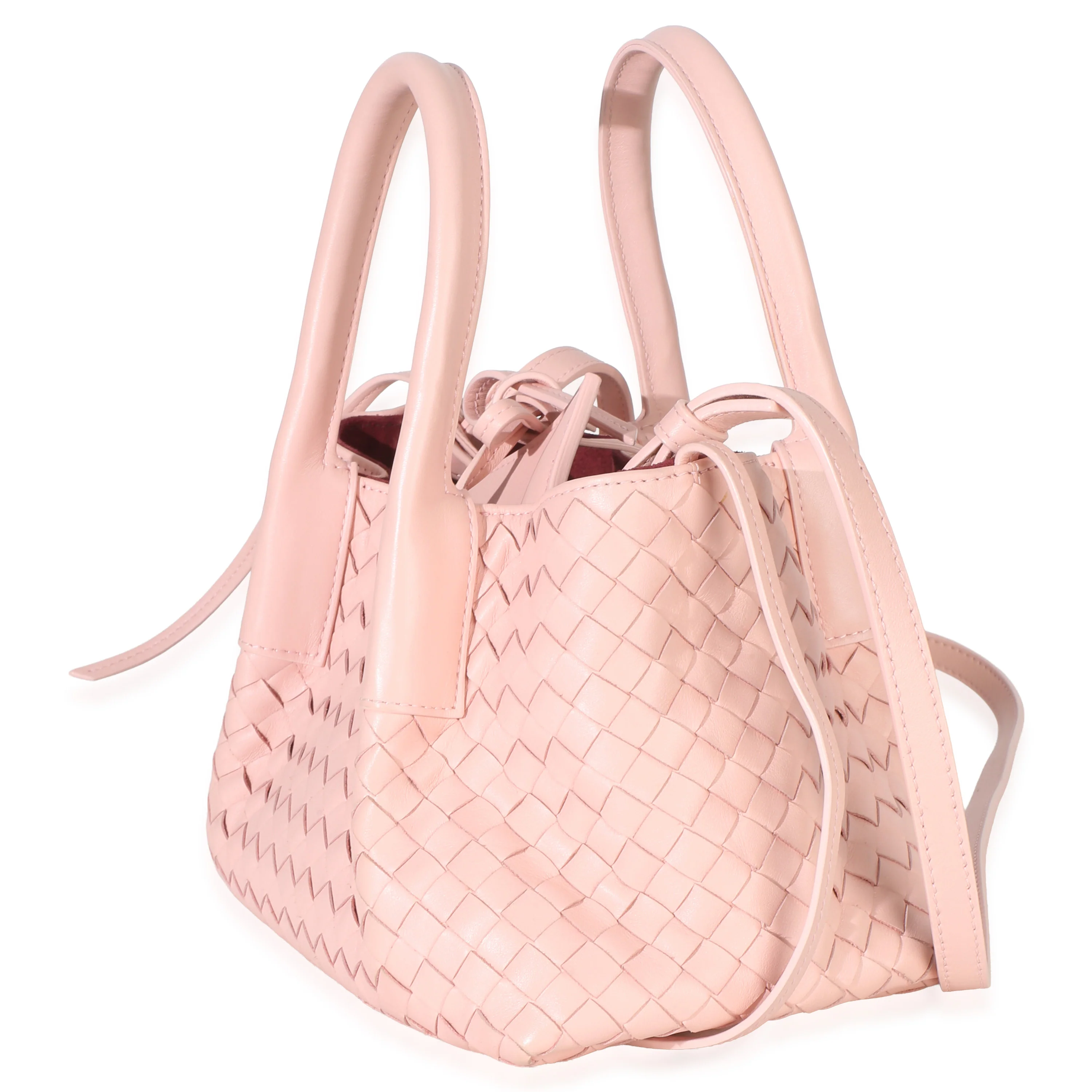Rose Nappa Intrecciato Small Pinacoteca Tote - Image 2